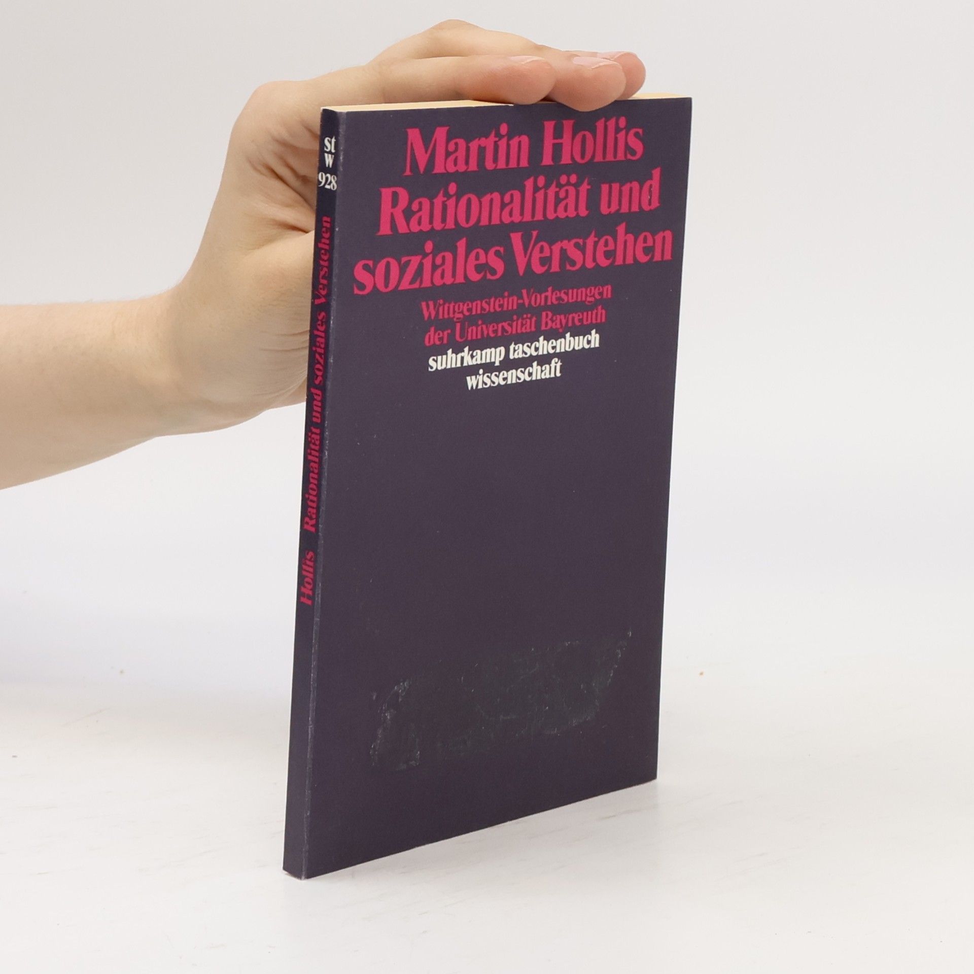 Suhrkamp Taschenbuch Wissenschaft - 928: Rationalität und soziales Verstehen