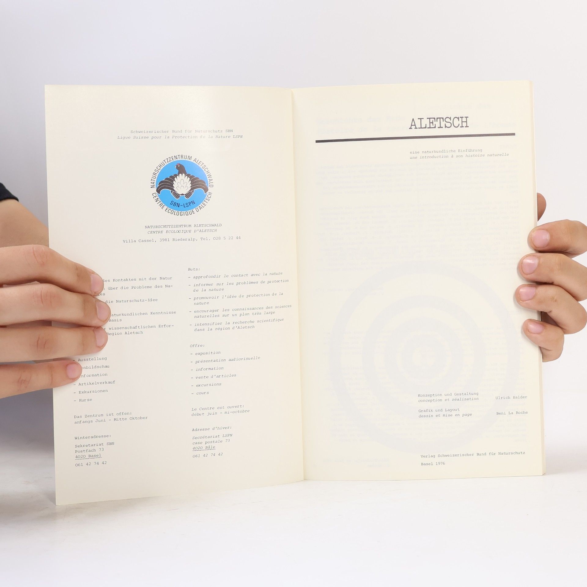 Various authors Aletsch. Eine naturkundliche Einführung