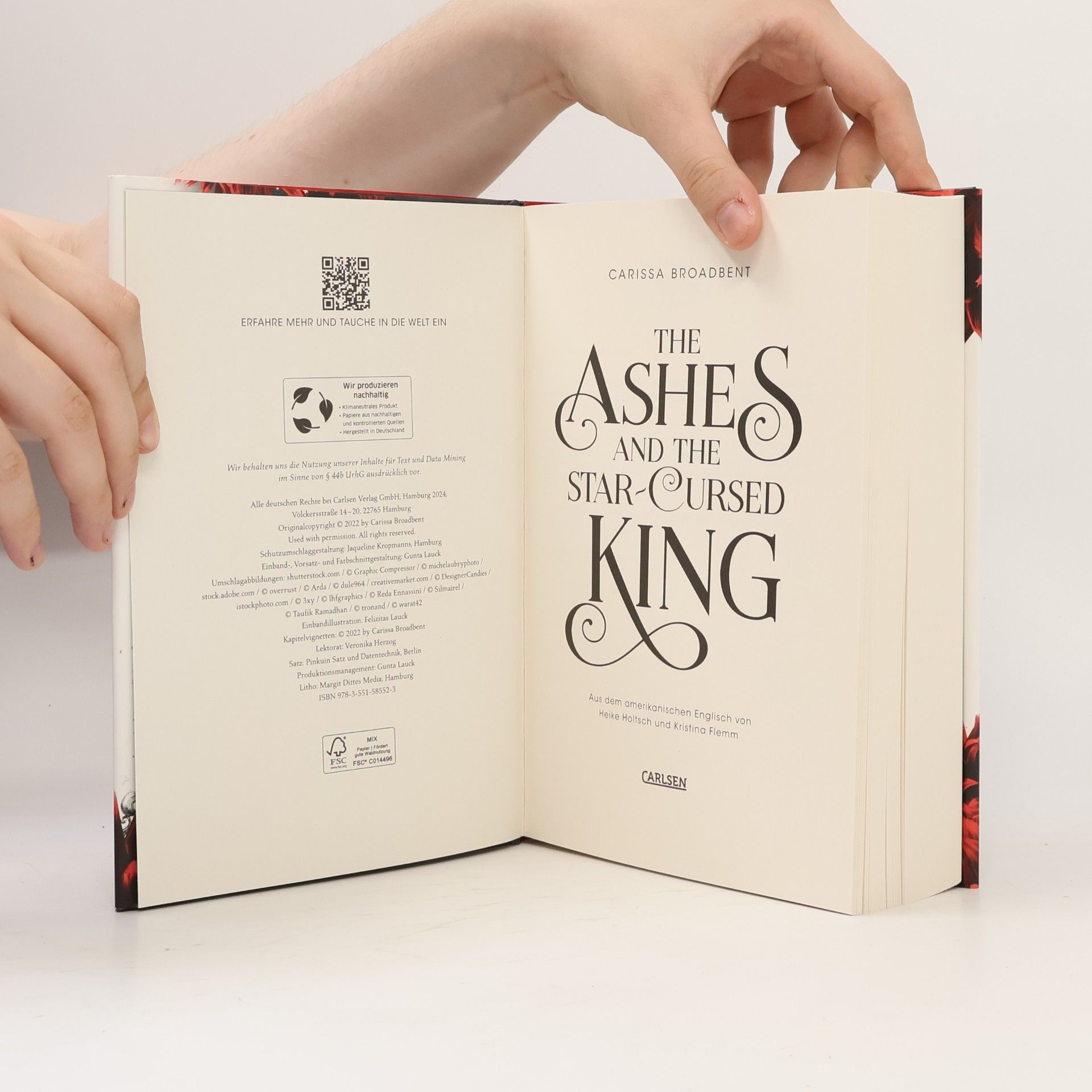 Carissa Broadbent The Ashes and the Star-Cursed King