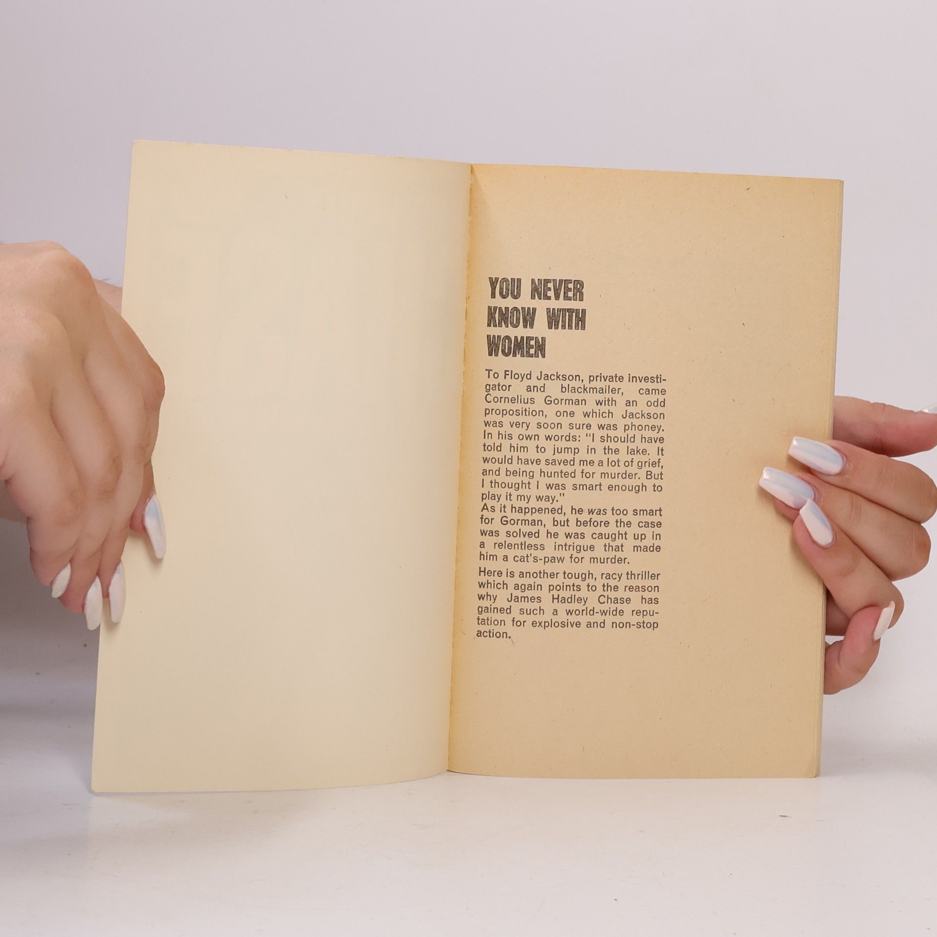 James Hadley Chase You Never Know with Women