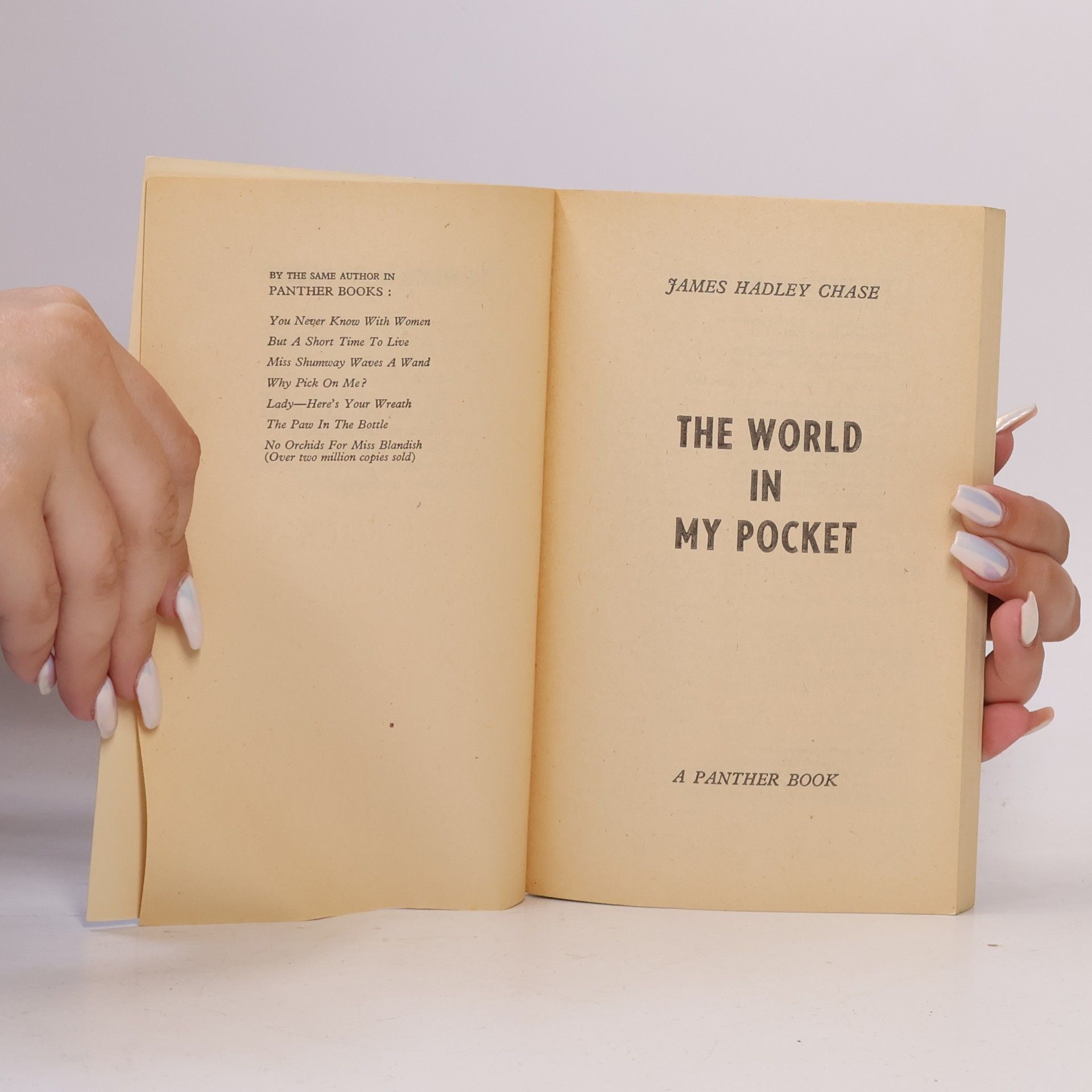 James Hadley Chase The World in My Pocket