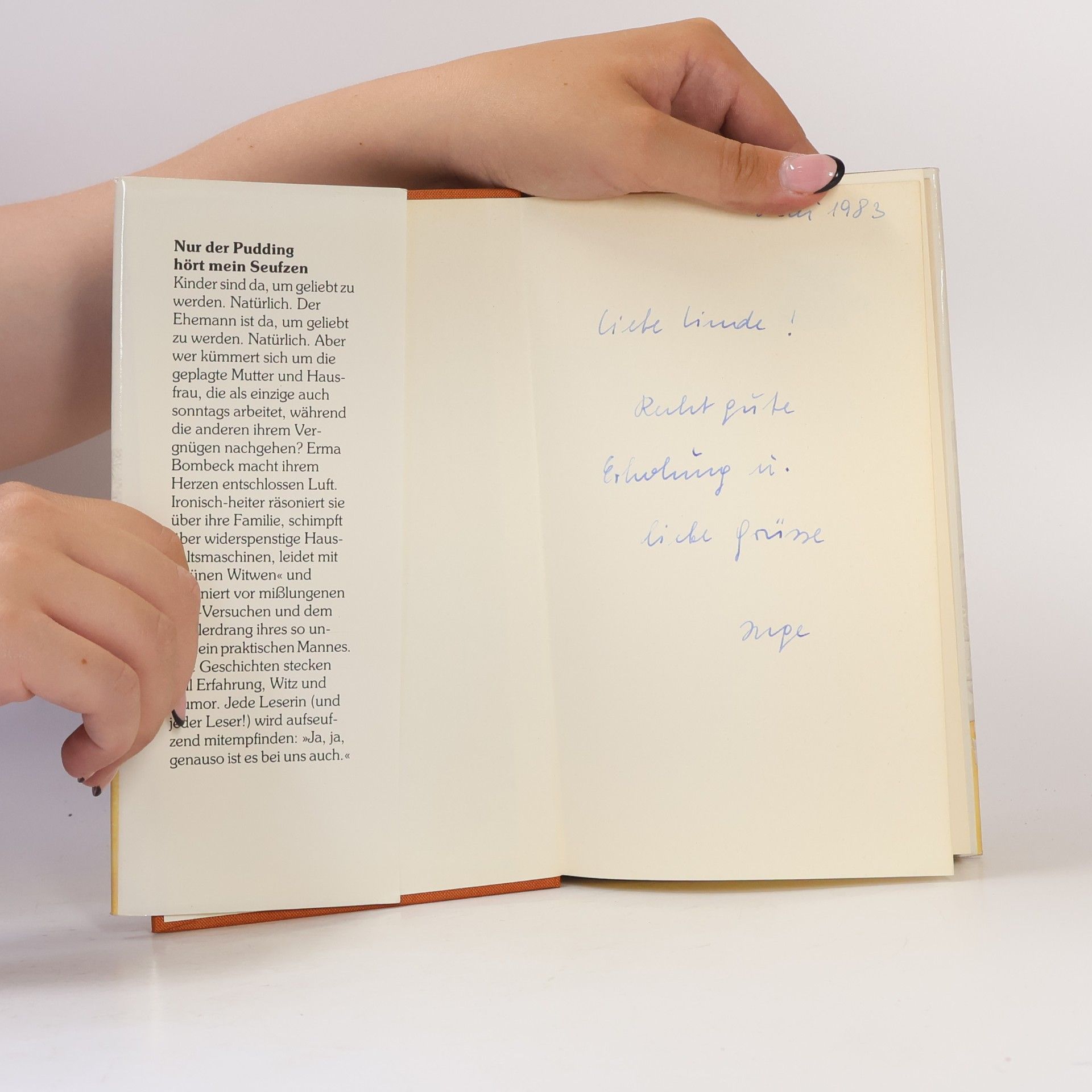 Erma Bombeck Nur der Pudding hört mein Seufzen