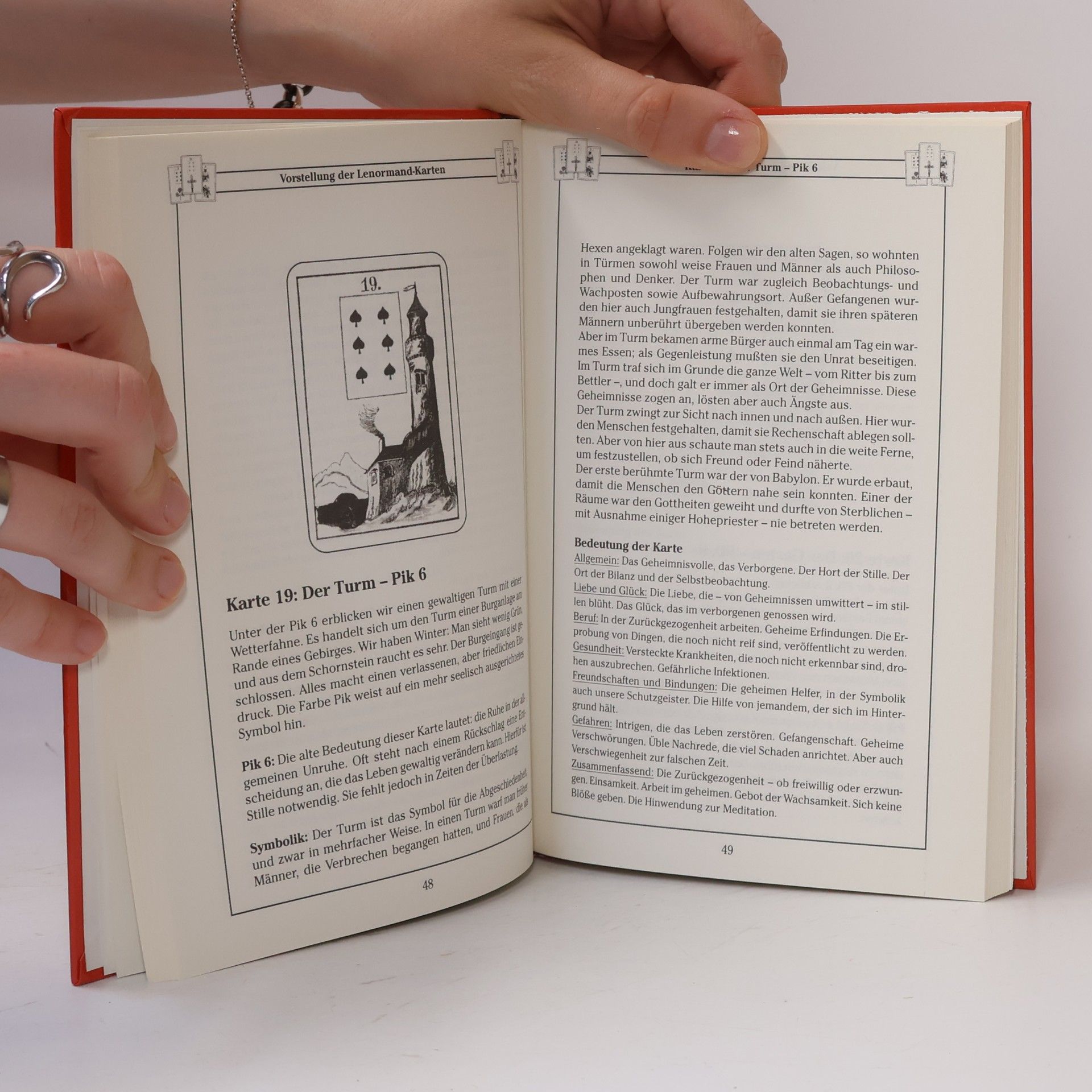 Bernd A. Mertz Wahrsagen mit Karten der Madame Lenormand