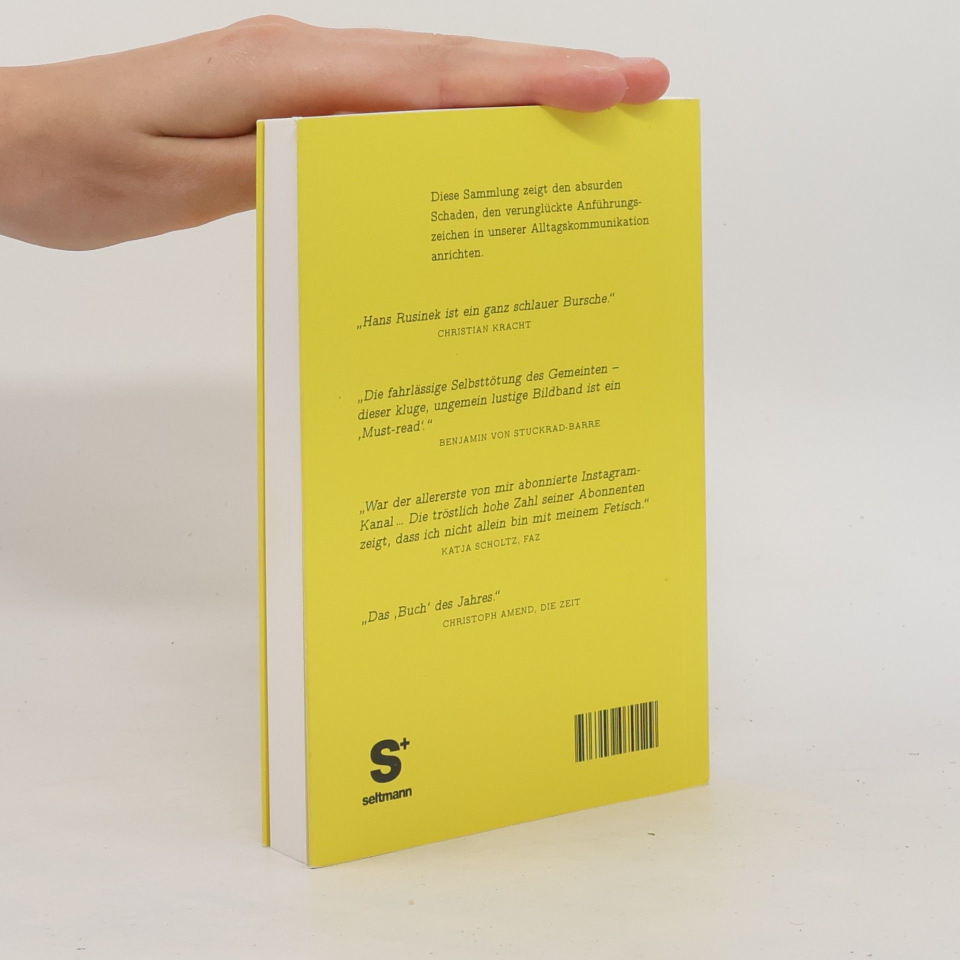 Oliver Seltmann Das Buch der absurden Anführungszeichen