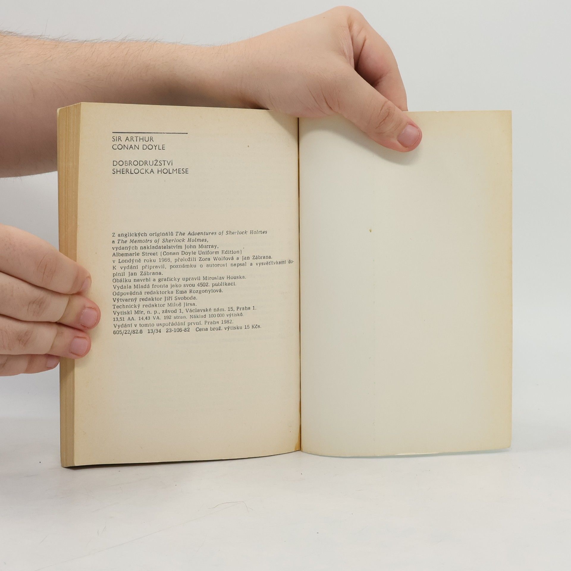 Arthur Conan Doyle Dobrodružství Sherlocka Holmese