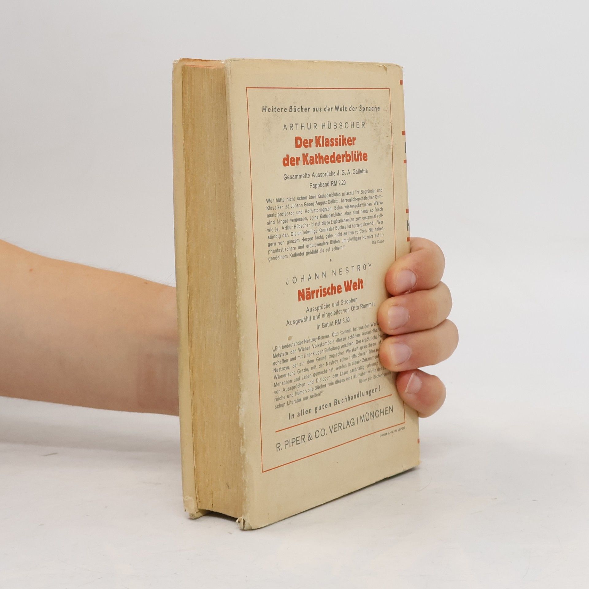 Hans Reimann Vergnügliches Handbuch der deutschen Sprache