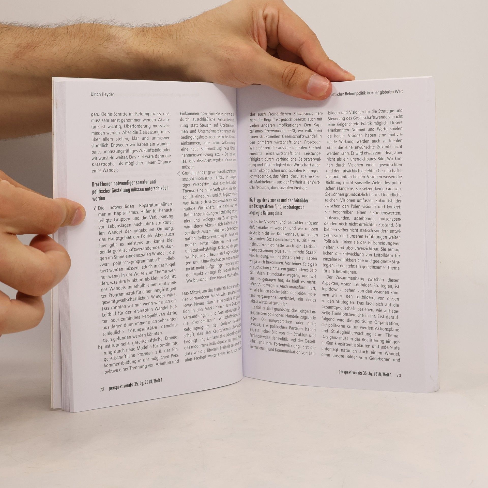 Auteurscollectief Perspektivends: Zeitschrift für Gesellschaftsanalyse und Reformpolitik - 35. Jahrgang, 1/18: Totgesagte leben länger. SPD in der Existenzkrise