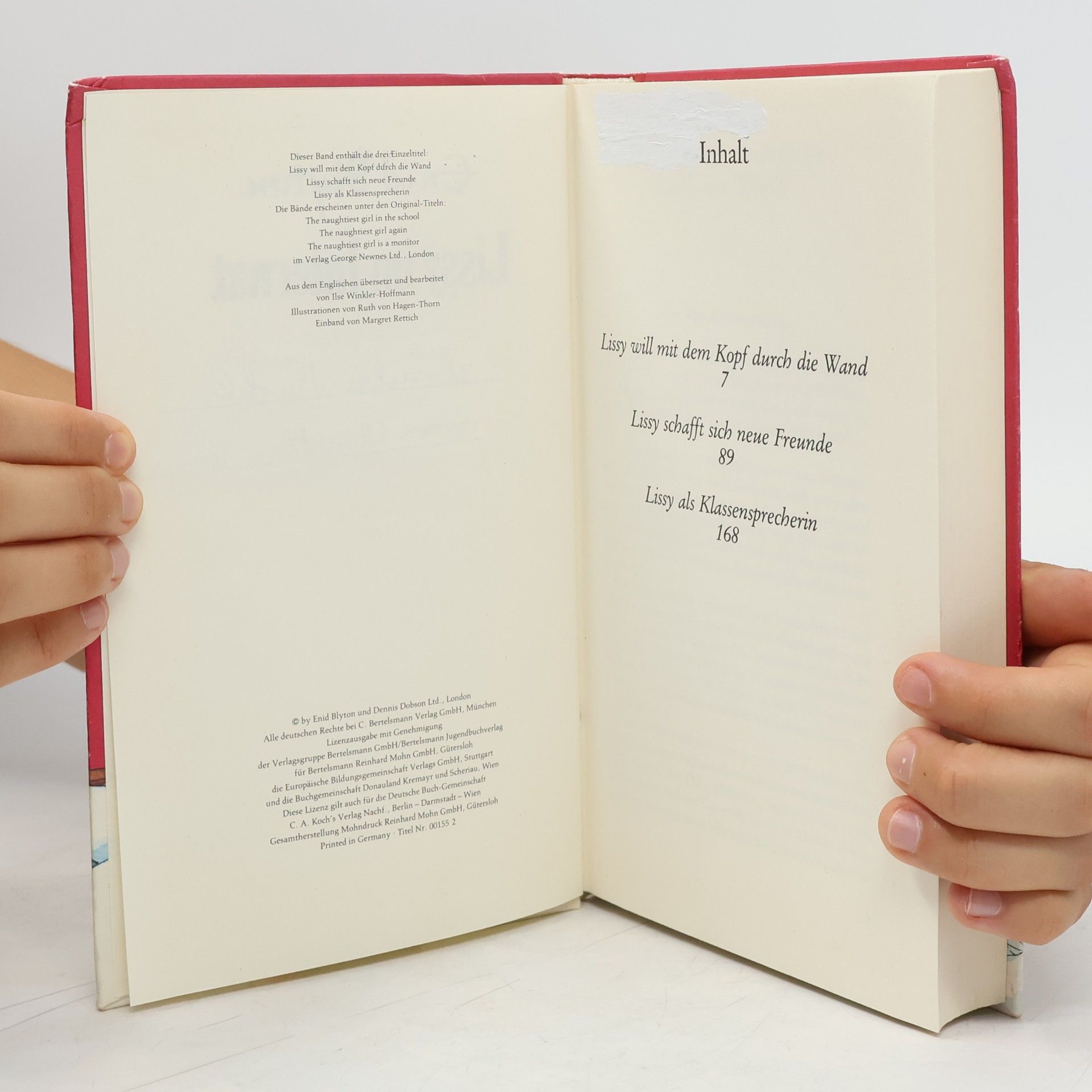 Enid Blyton Lissy im Internat