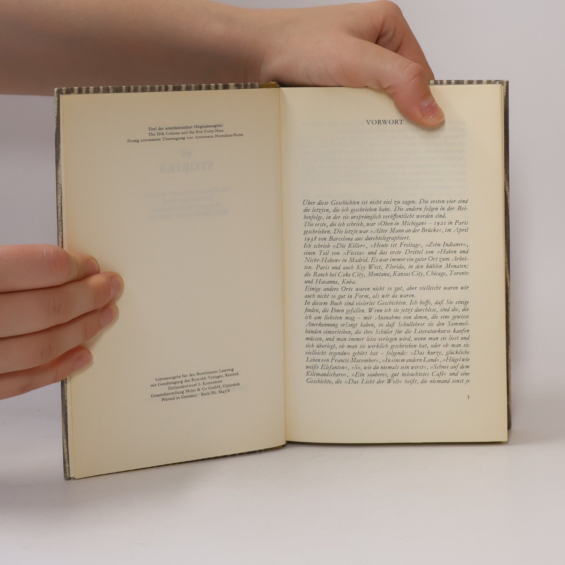 Ernest Hemingway 49 Stories