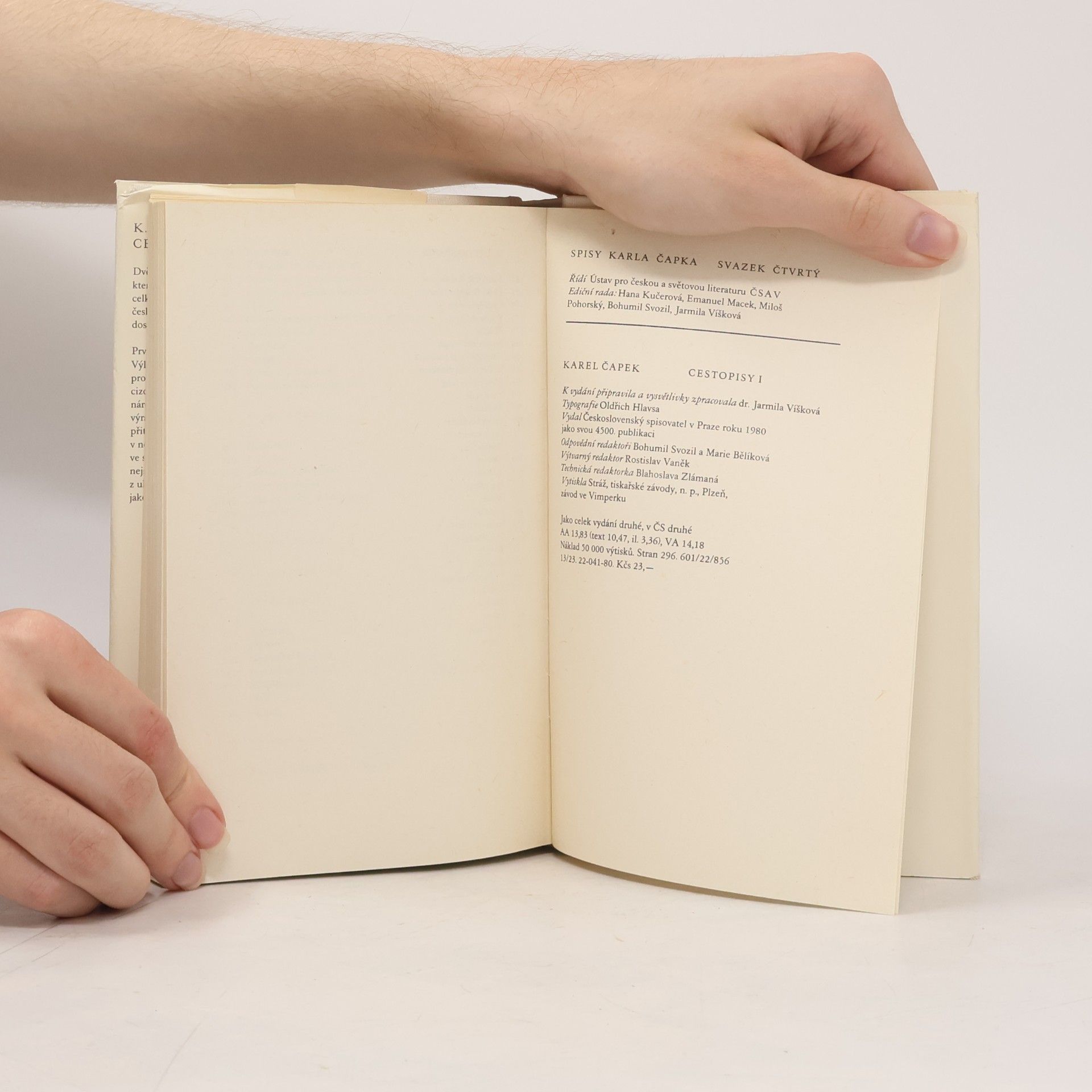 Karel Čapek Spisy Karla Čapka. Cestopisy I.