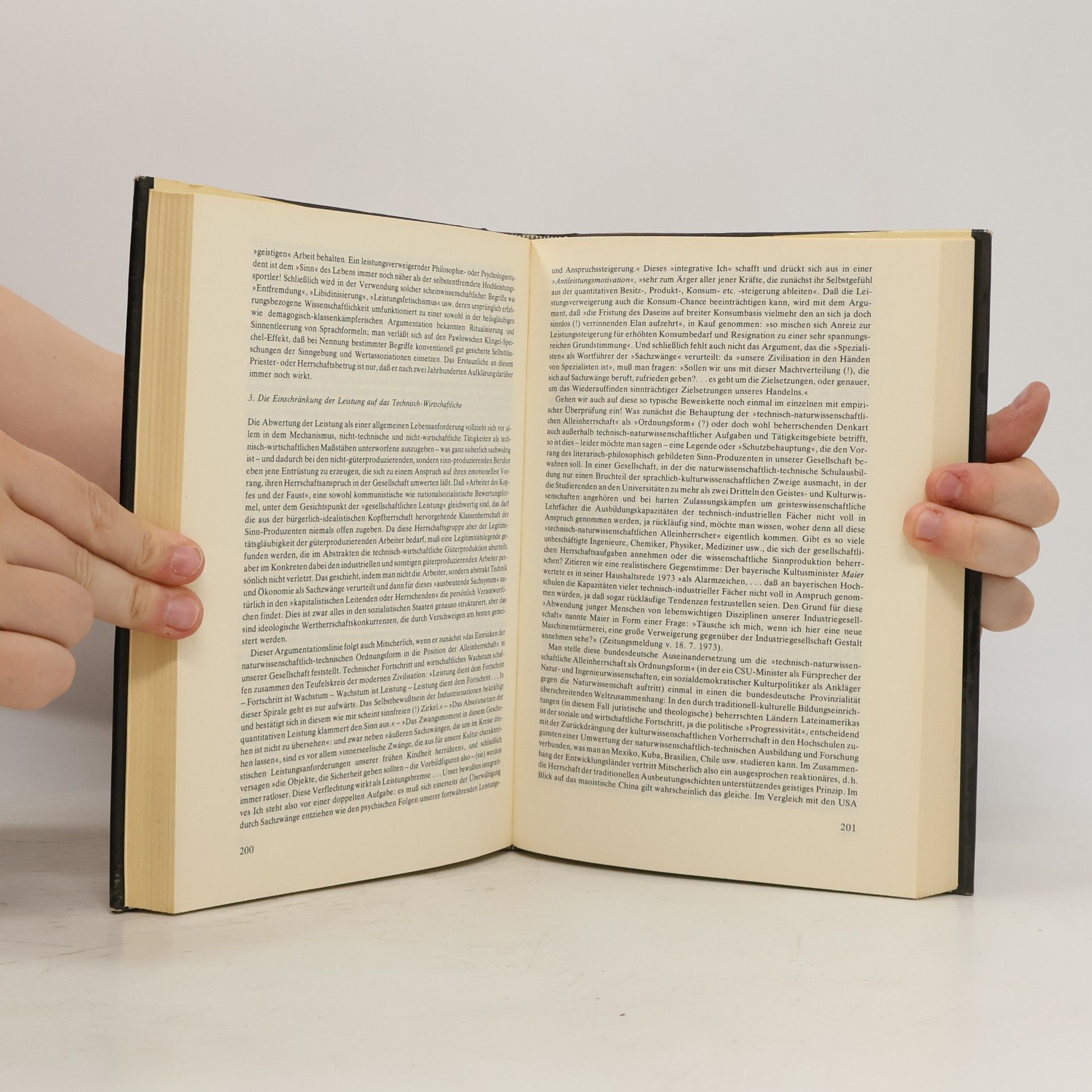 Helmut Schelsky Die Arbeit tun die anderen