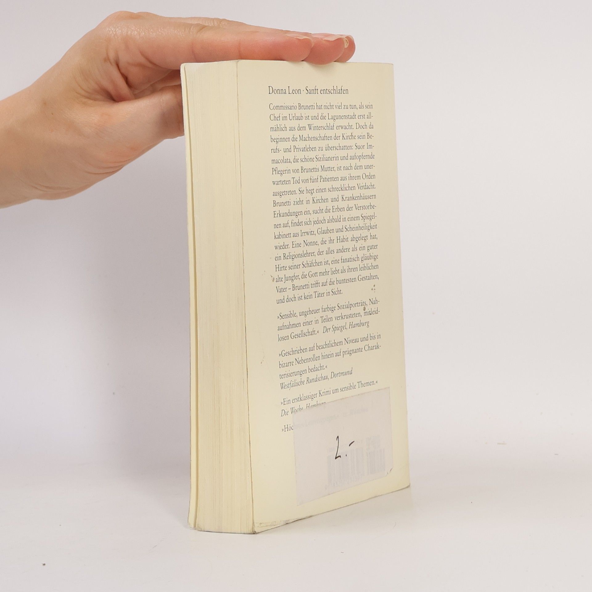 Donna Leon Sanft entschlafen. Commissario Brunettis sechster Fall