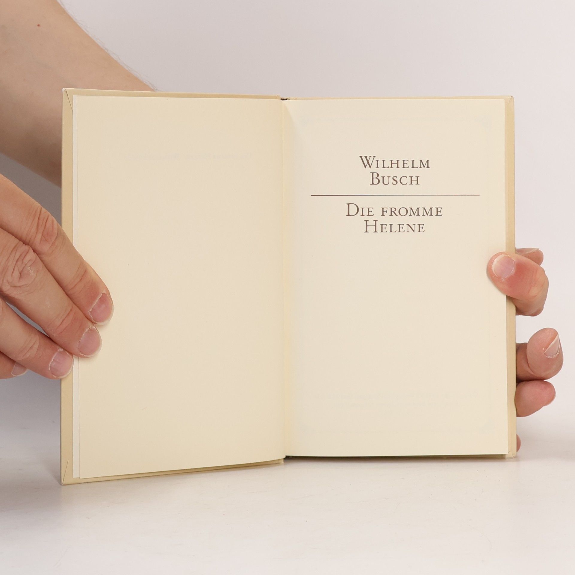 Wilhelm Busch Die fromme Helene