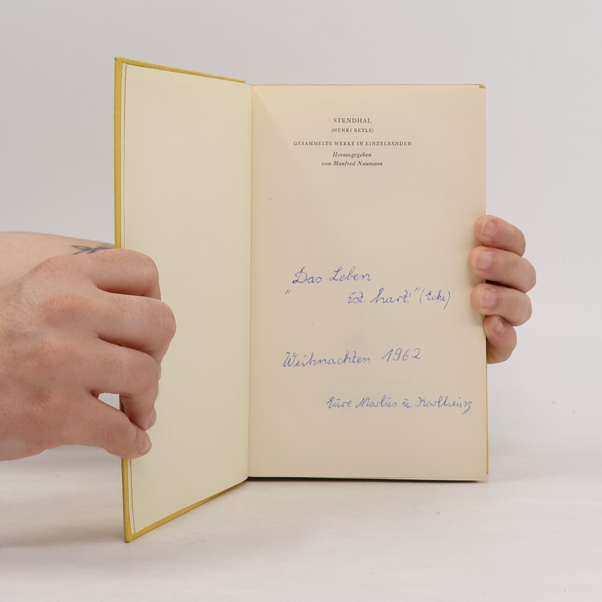 Stendhal Tagebücher und andere Selbstzeugnisse 1