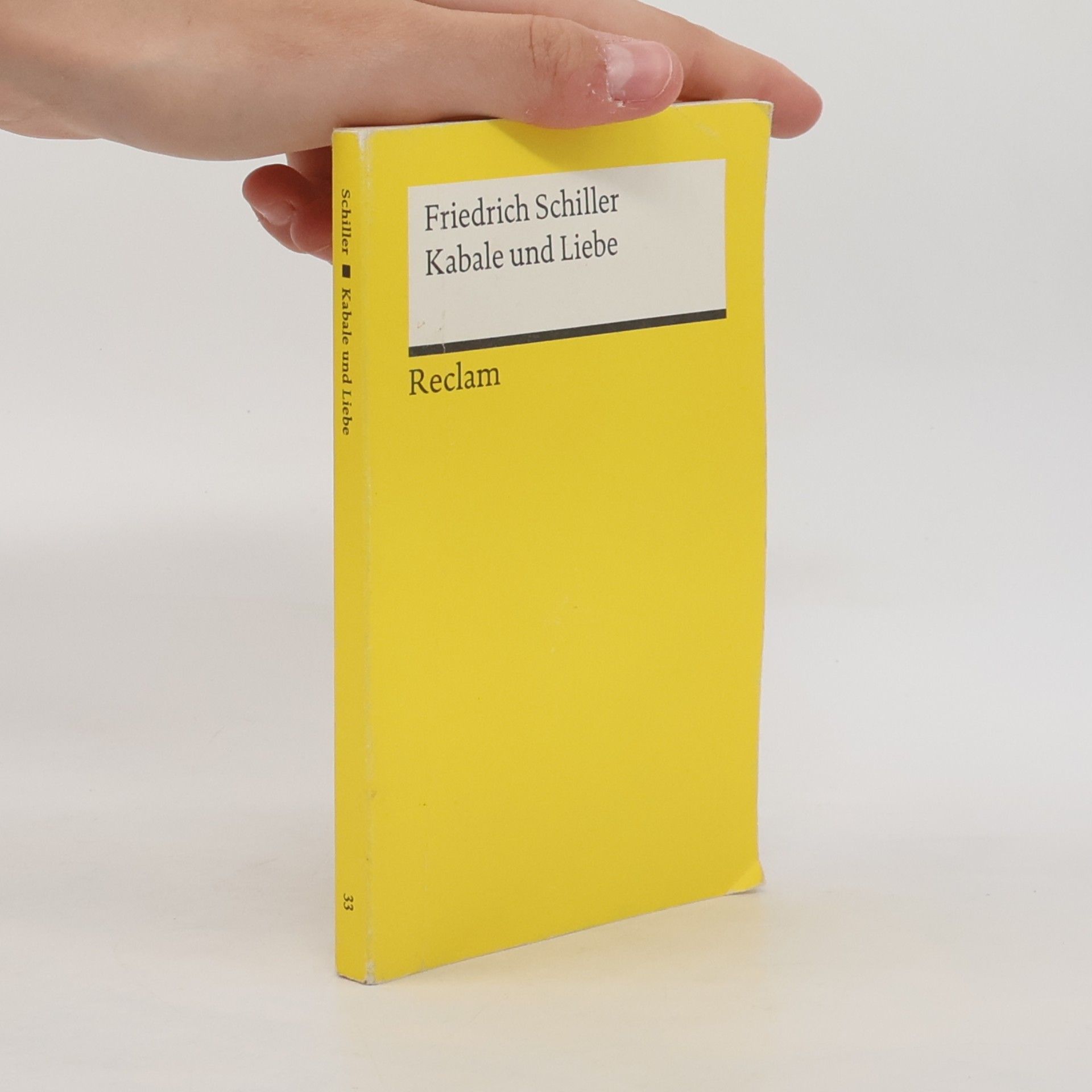 Friedrich Schiller Kabale und Liebe