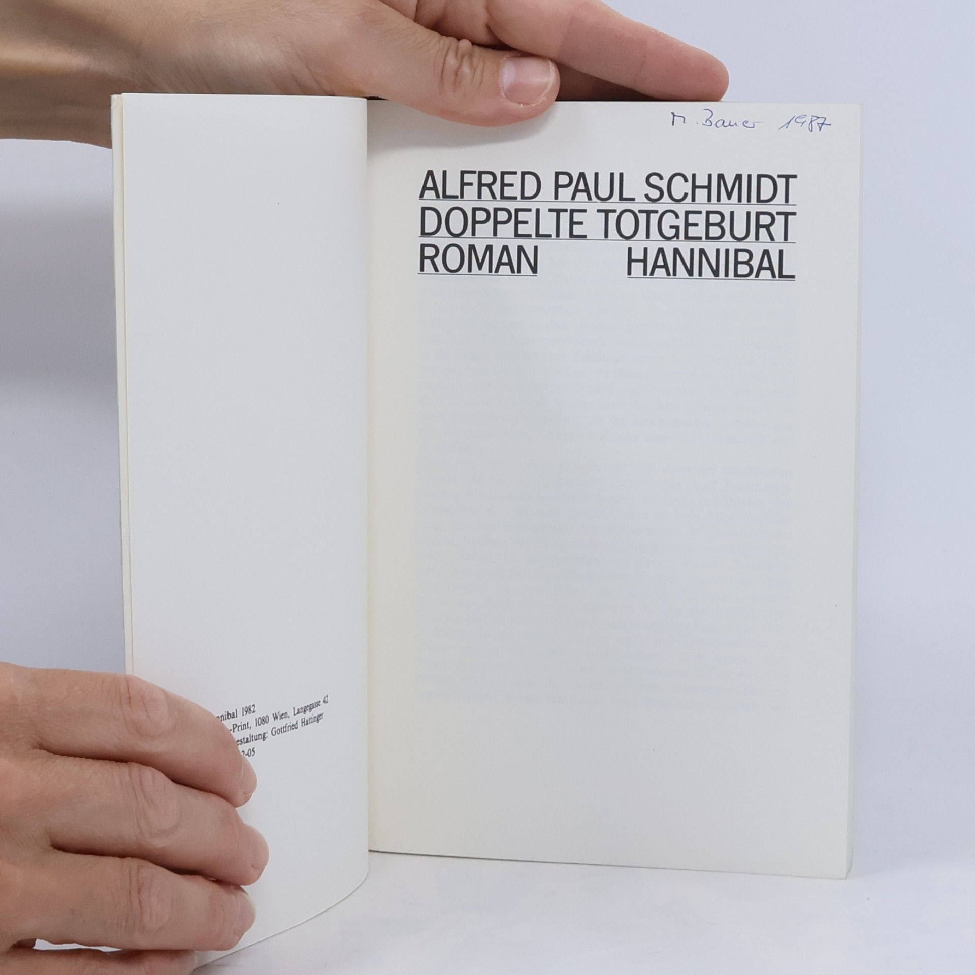Alfred Paul Schmidt Doppelte Totgeburt
