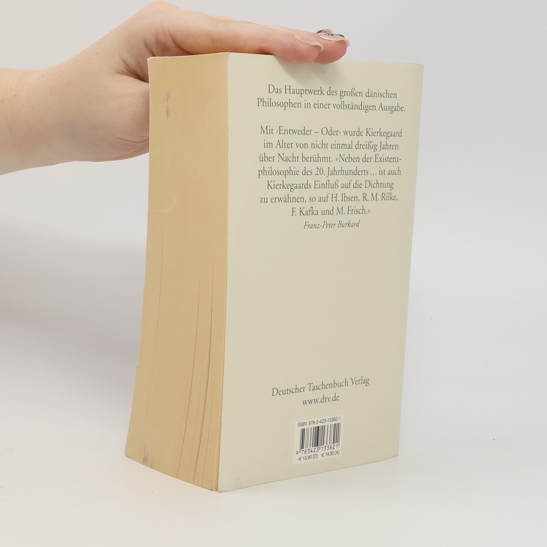 Søren Kierkegaard Entweder Oder