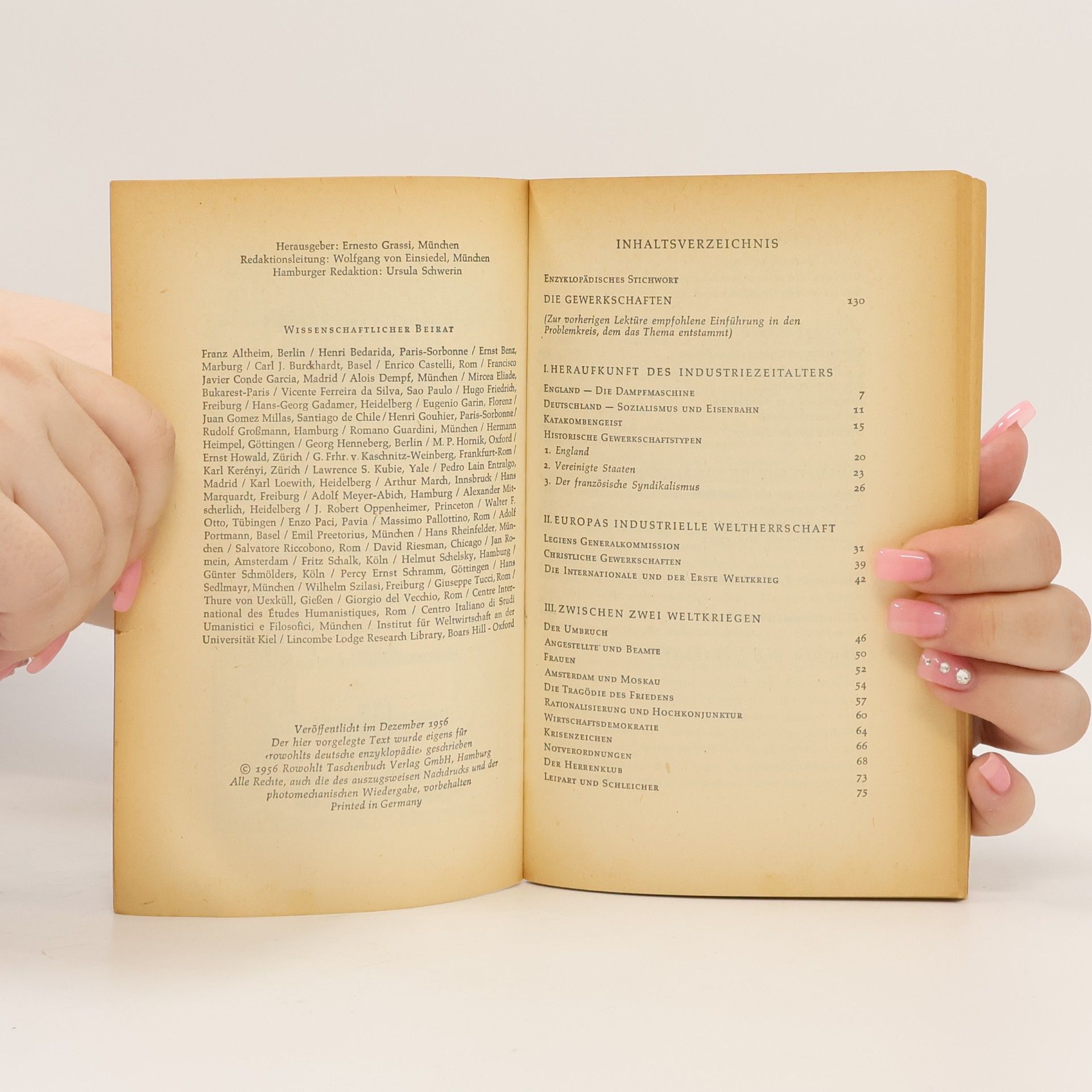 Franz Josef Furtwängler Die Gewerkschaften