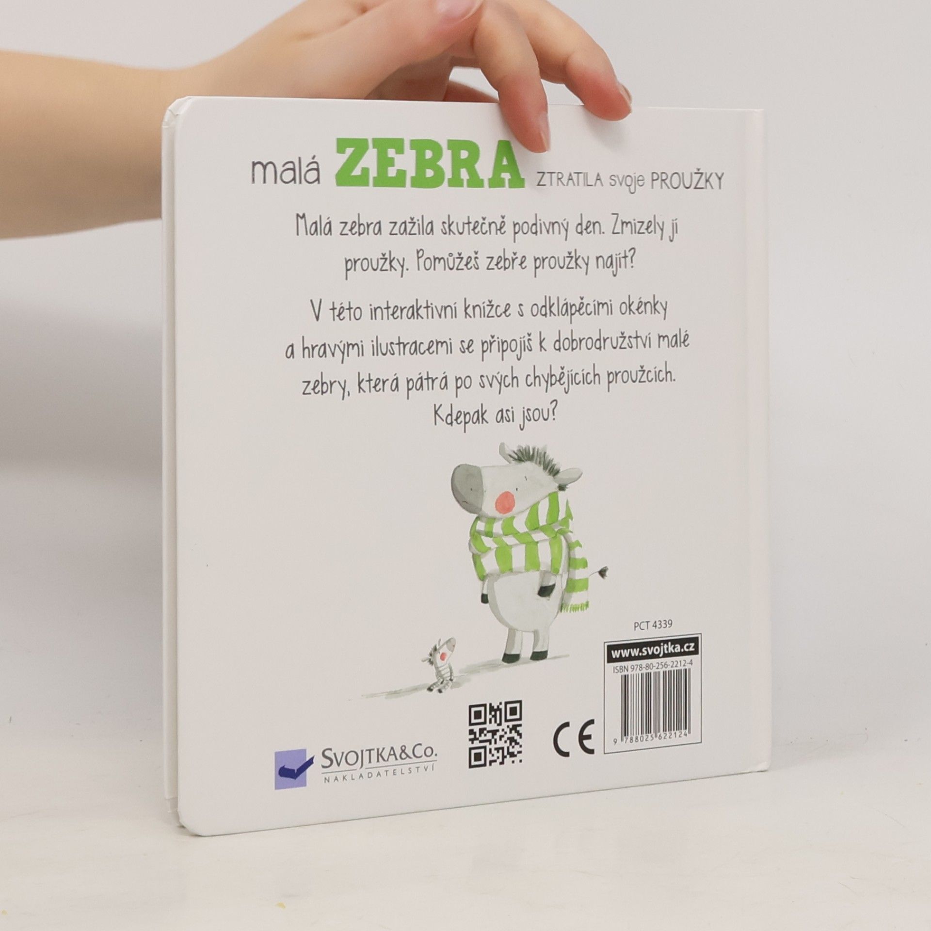 Jedda Robaard Malá zebra ztratila svoje proužky