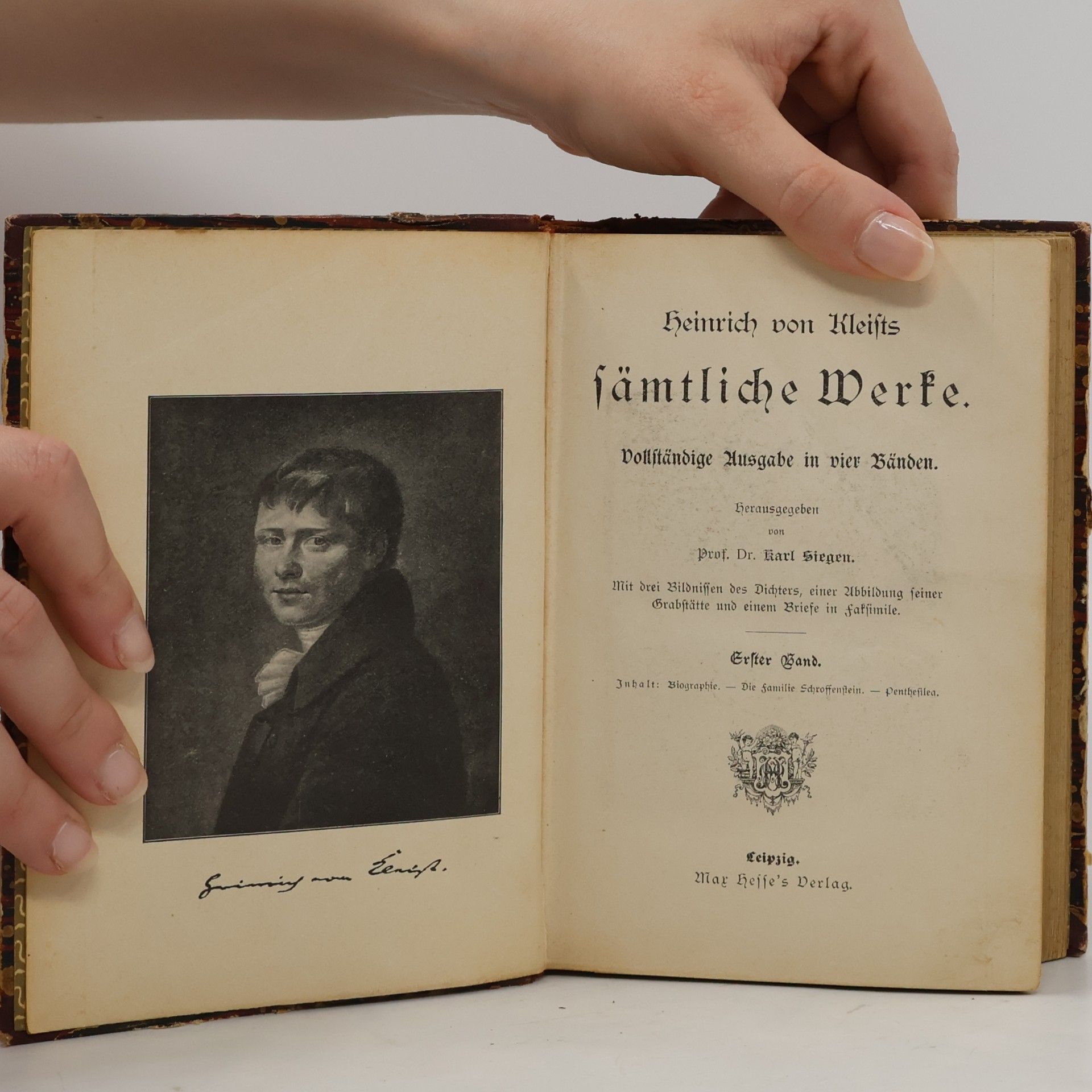 Heinrich von Kleist Sämtliche Werke 1.