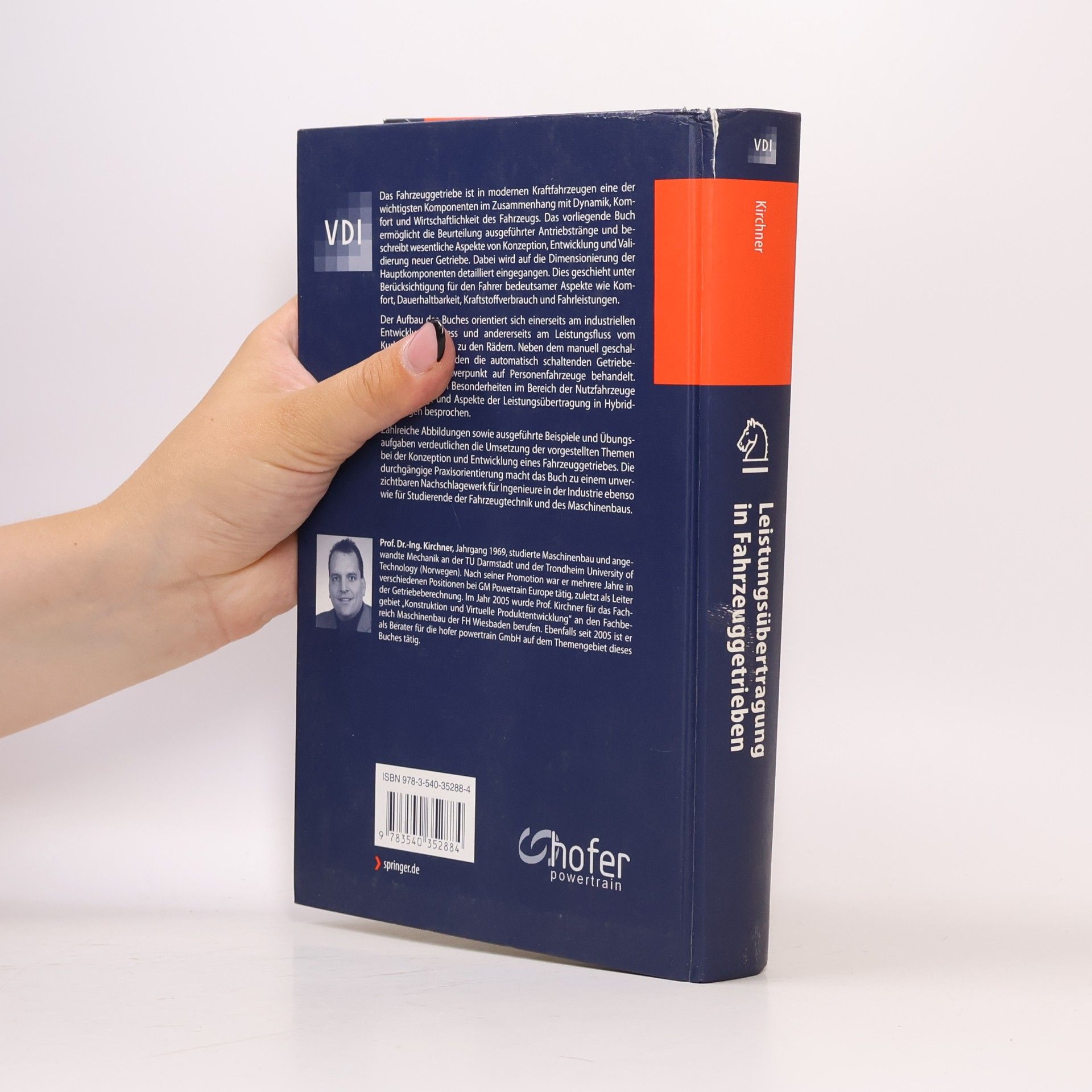 Eckhard Kirchner VDI-Buch: Leistungsübertragung in Fahrzeuggetrieben