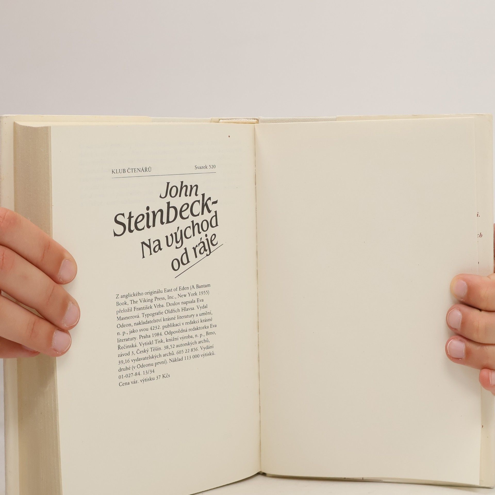 John Steinbeck Na východ od ráje
