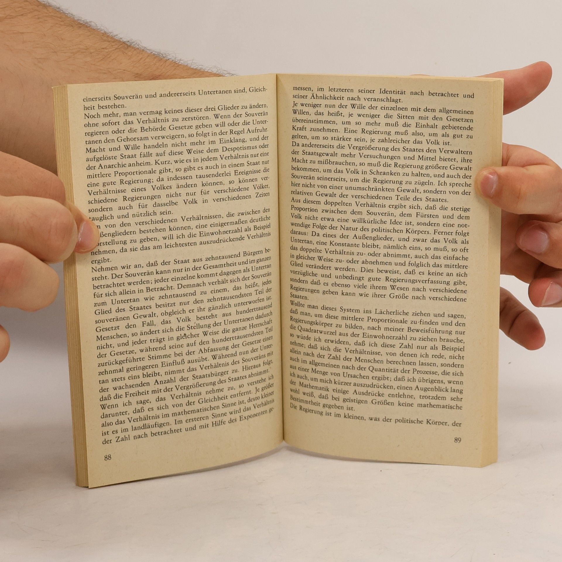 Jean-Jacques Rousseau Der Gesellschaftsvertrag