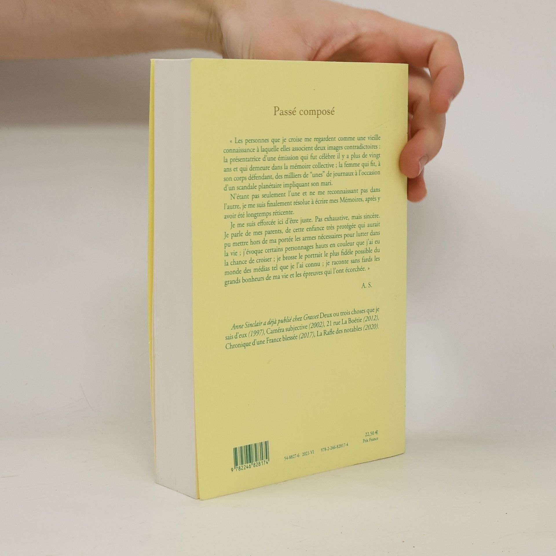 Anne Sinclair Passé composé