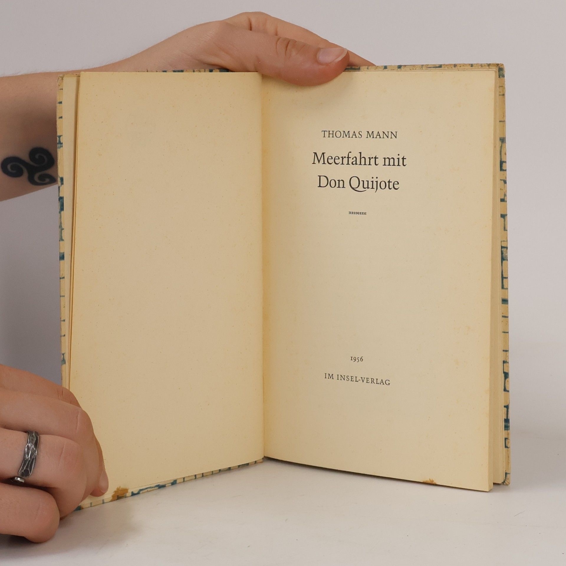 Thomas Mann Meerfahrt mit Don Quijote