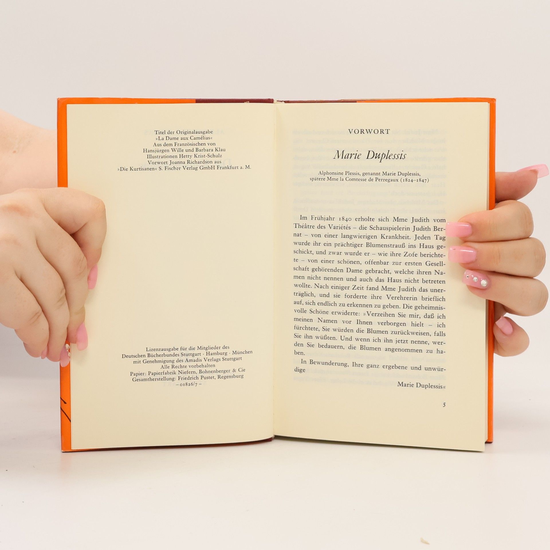 Alexandre Dumas fils Die Kameliendame