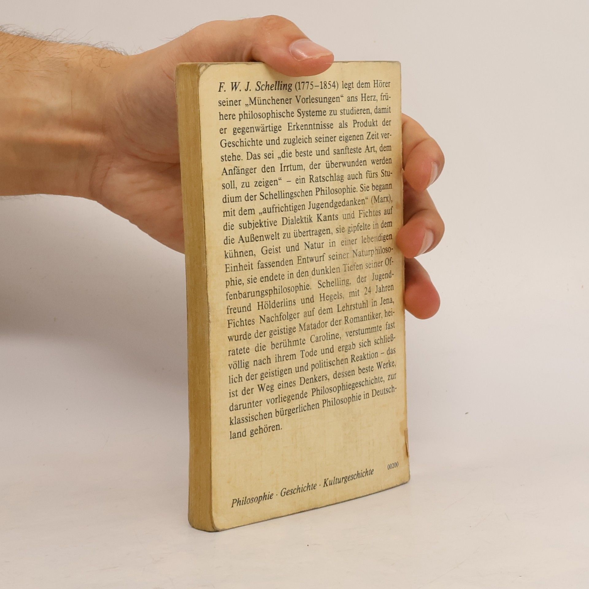 F.W.J. Schelling Zur Geschichte der neueren Philosophie