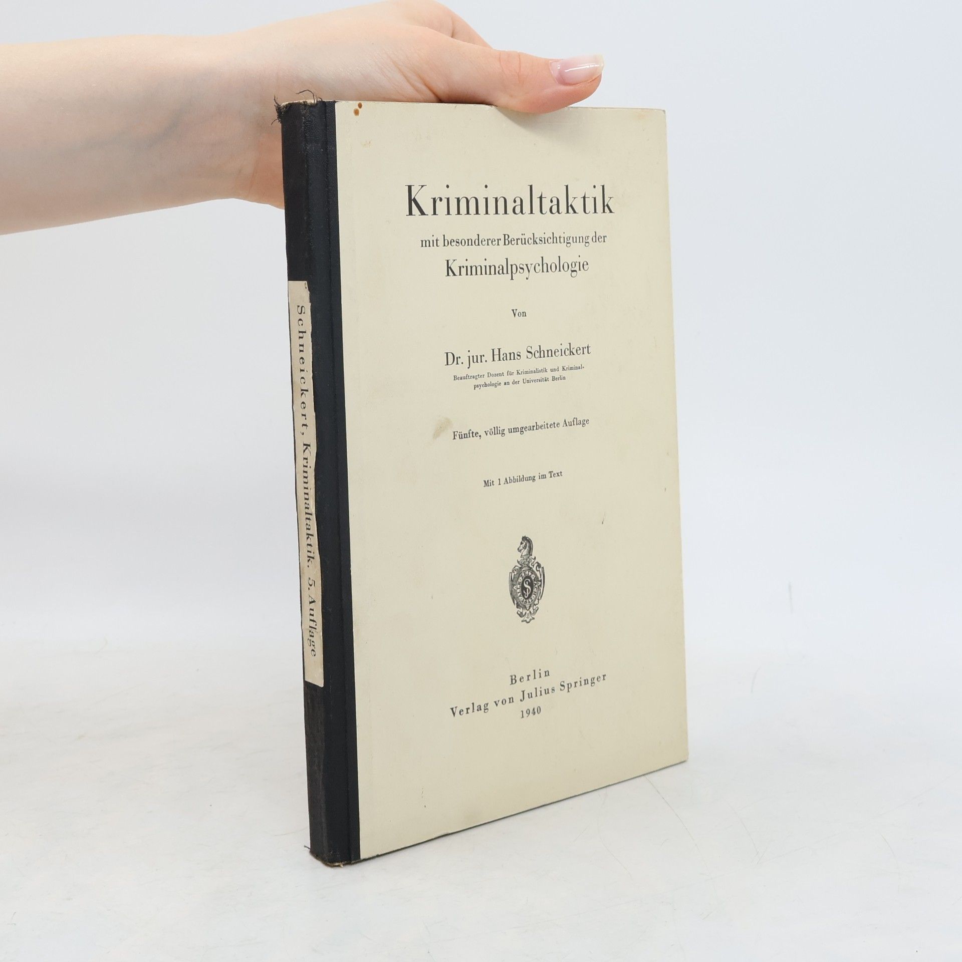 Hans Schneickert Kriminaltaktik