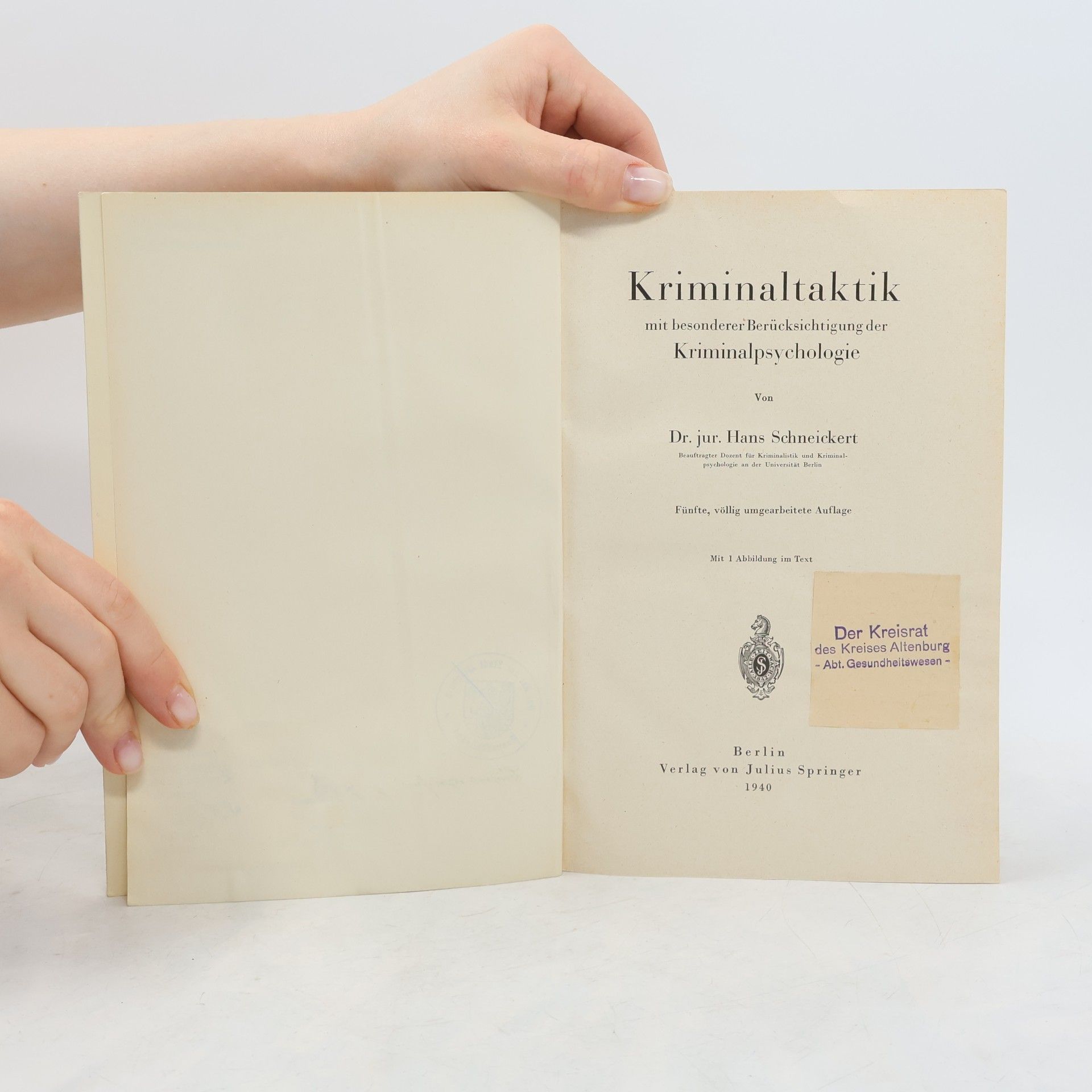 Hans Schneickert Kriminaltaktik
