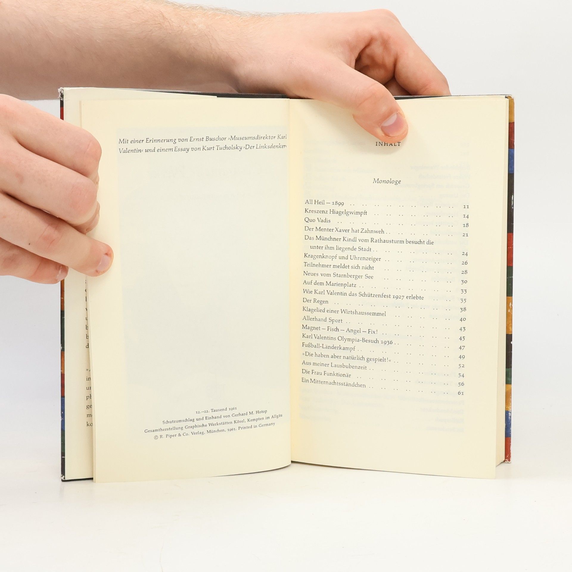 Karl Valentin Karl Valentin's gesammelte Werke