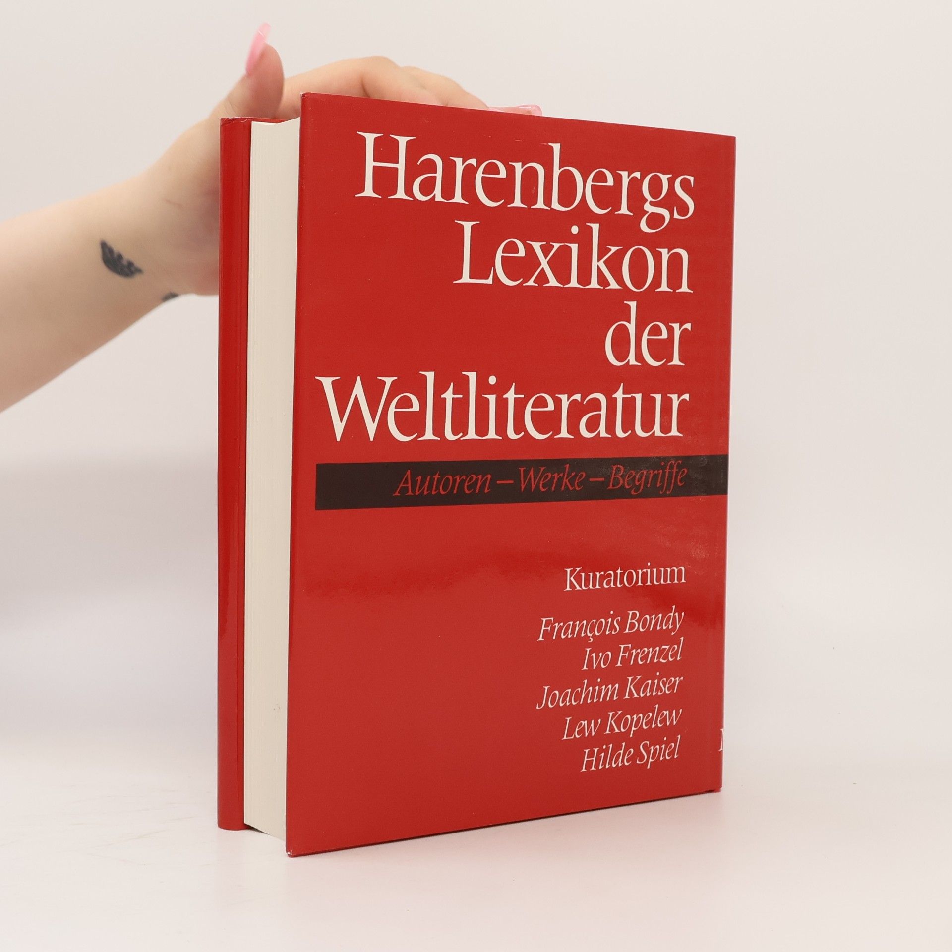 François Bondy Harenbergs Lexikon der Weltliteratur. Autoren, Werke, Begriffe