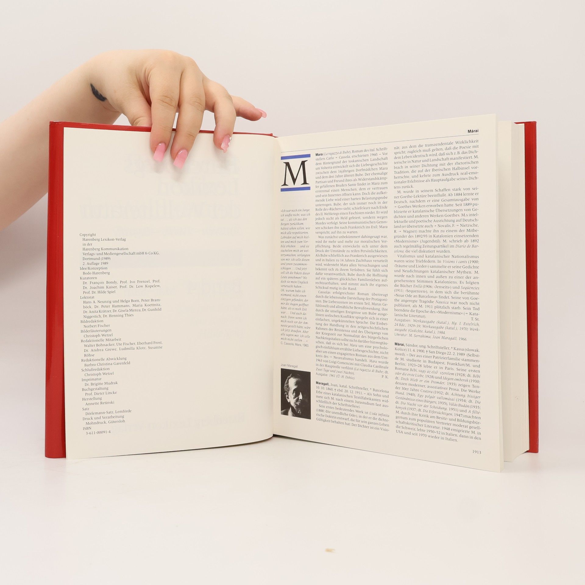 François Bondy Harenbergs Lexikon der Weltliteratur. Autoren, Werke, Begriffe