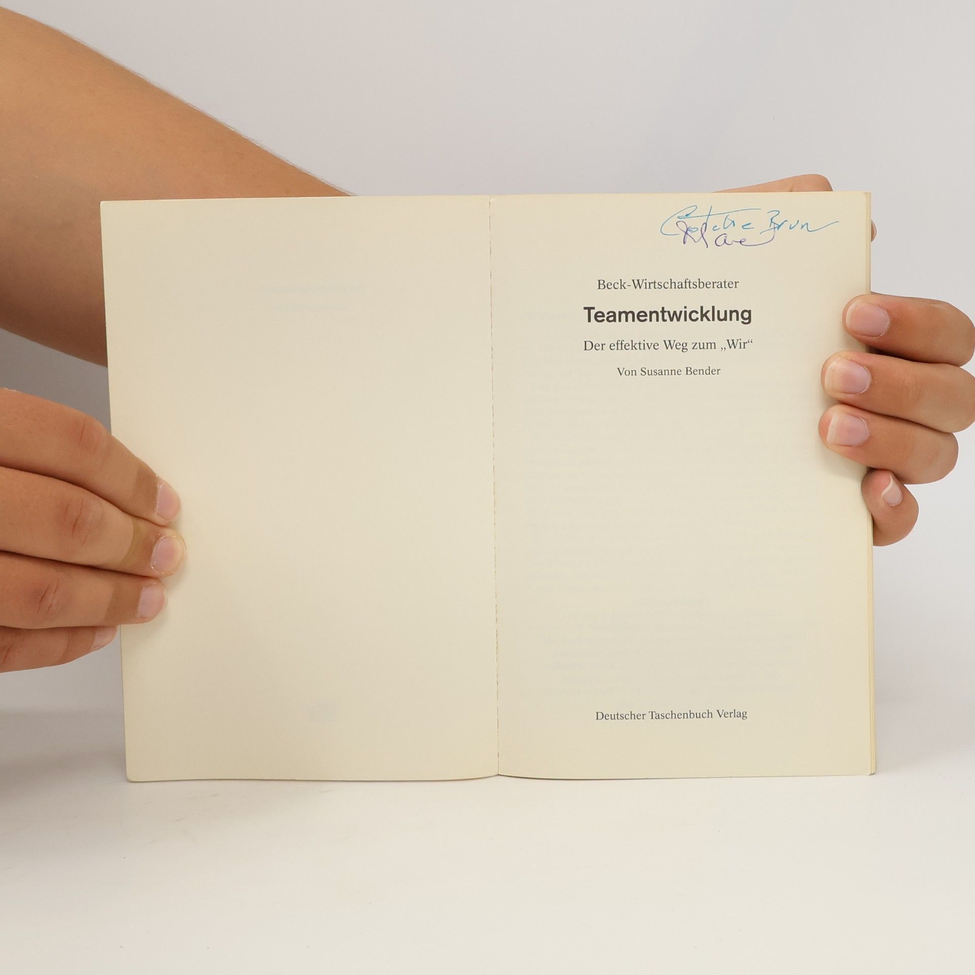 Susanne Bender Teamentwicklung