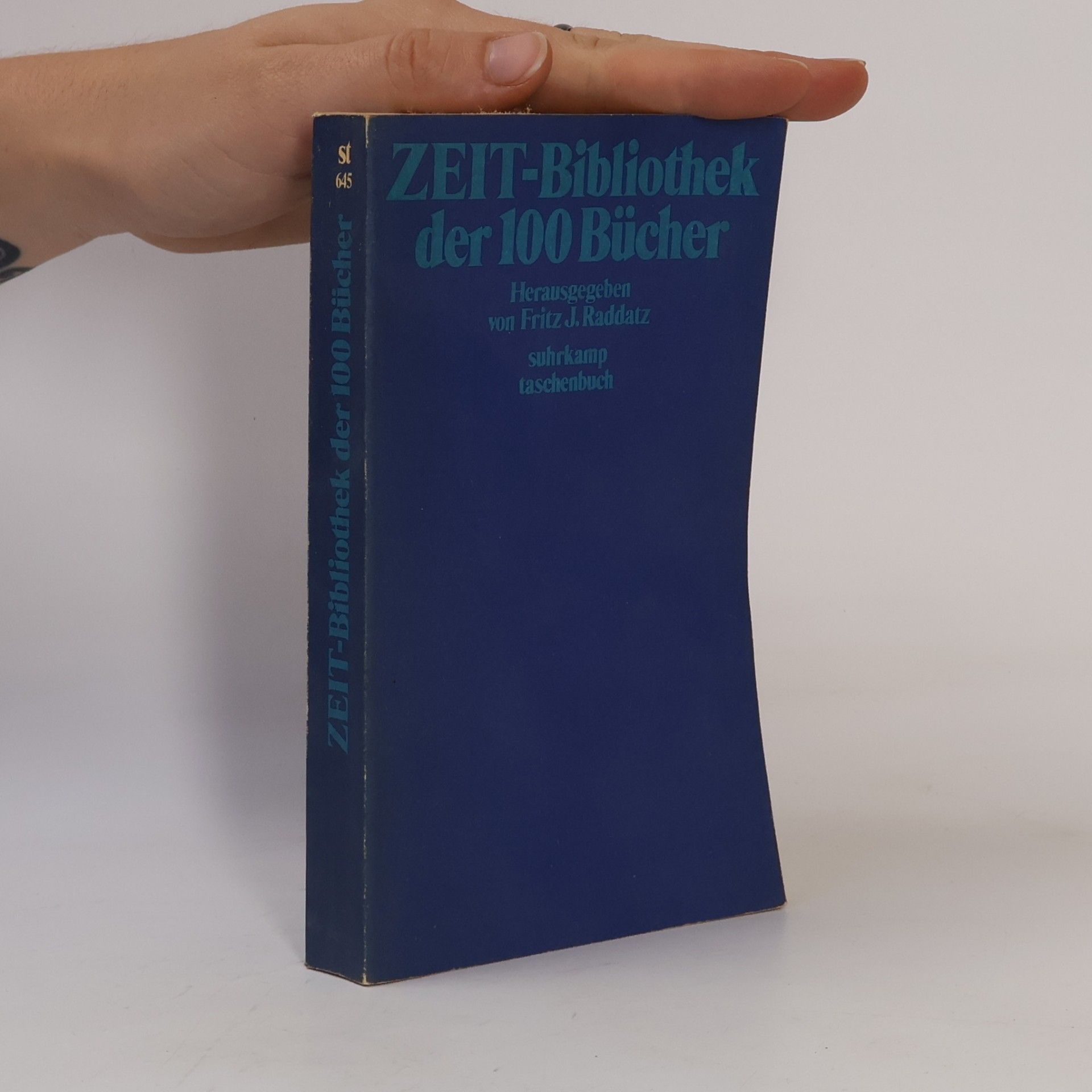 Fritz J. Raddatz Zeit-Bibliothek der 100 Bücher