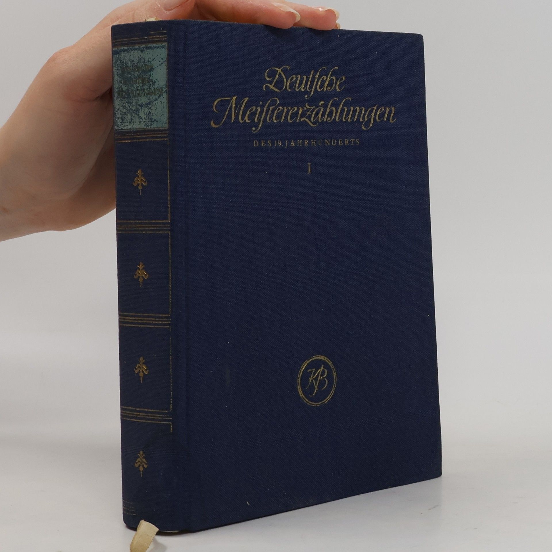 Various authors Deutsche Meistererzählungen des 19. Jahrhunderts I.