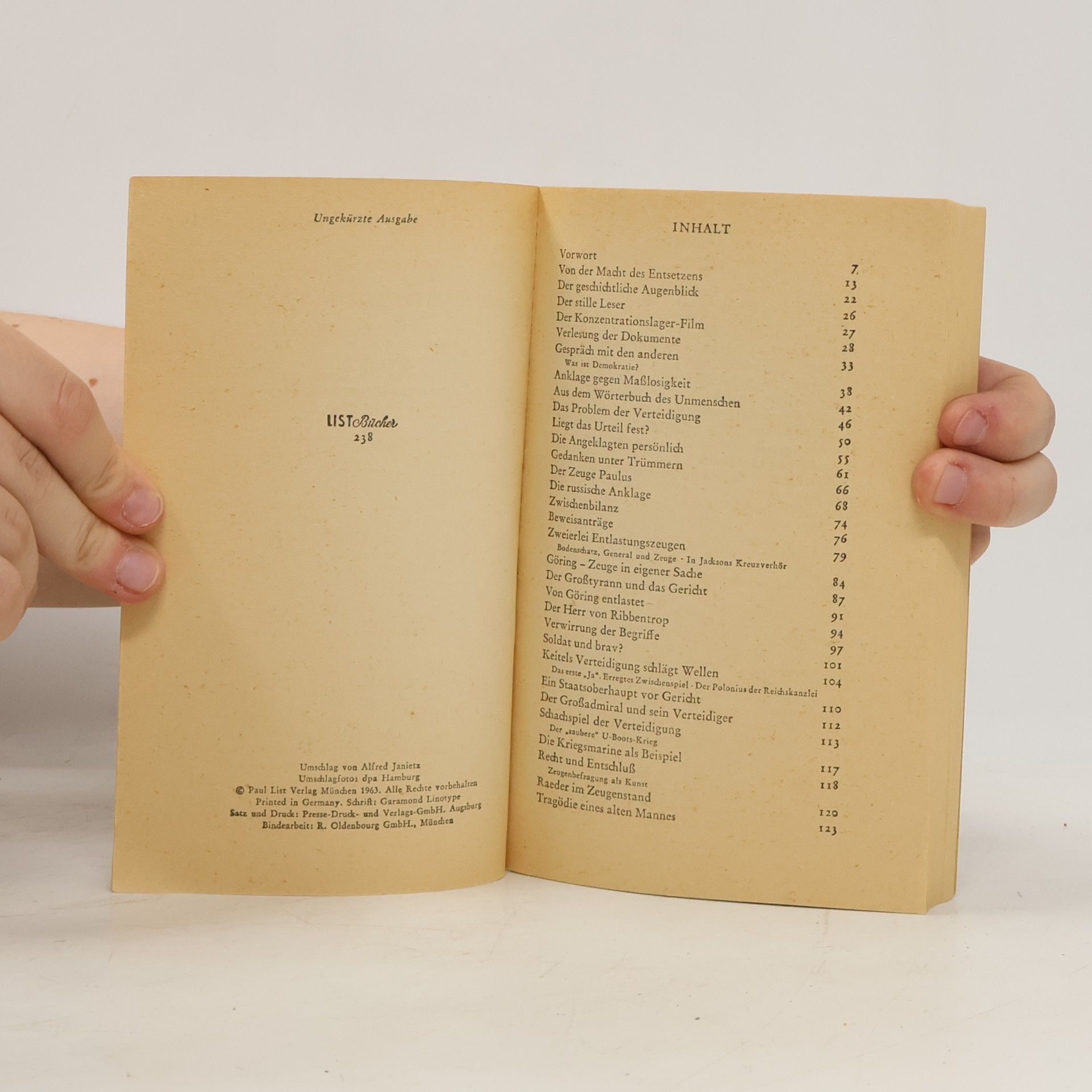 W E Süskind Die Mächtigen vor Gericht : Nürnberg 1945-46 an Ort und Stelle erlebt