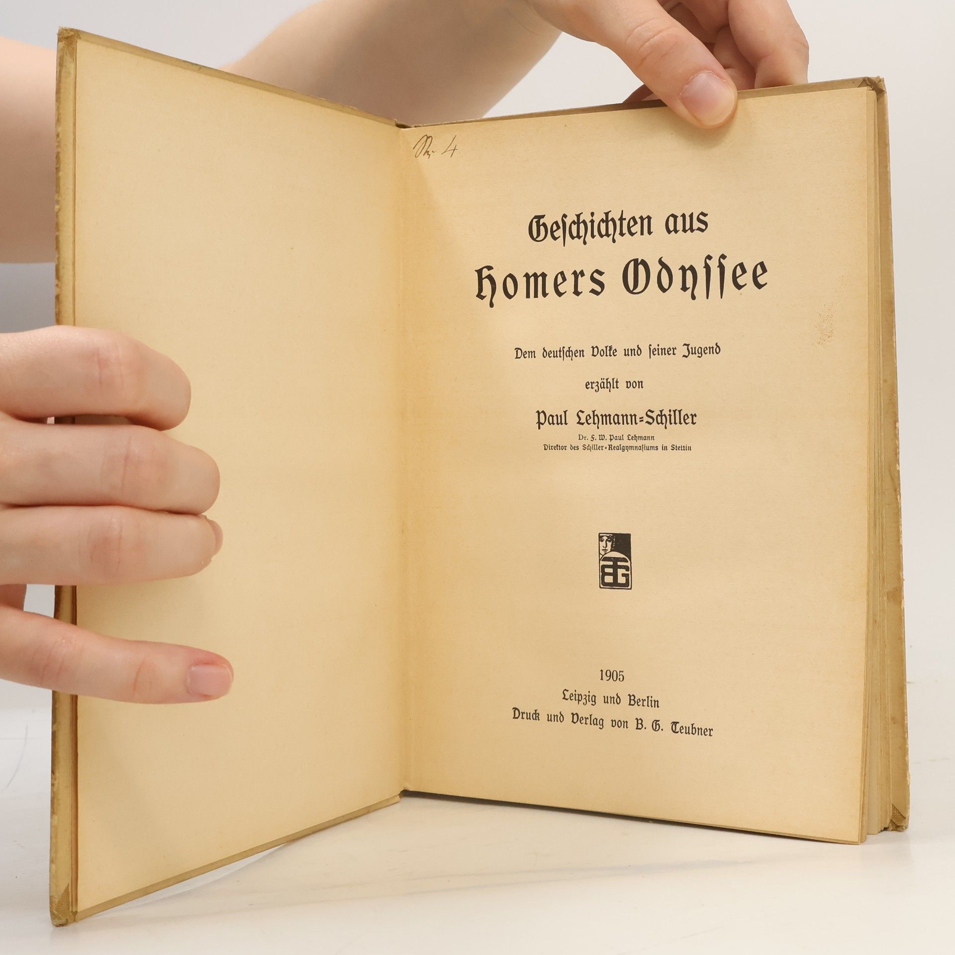 Paul Lehmann-Schiller Geschichten aus Homers Odyssee