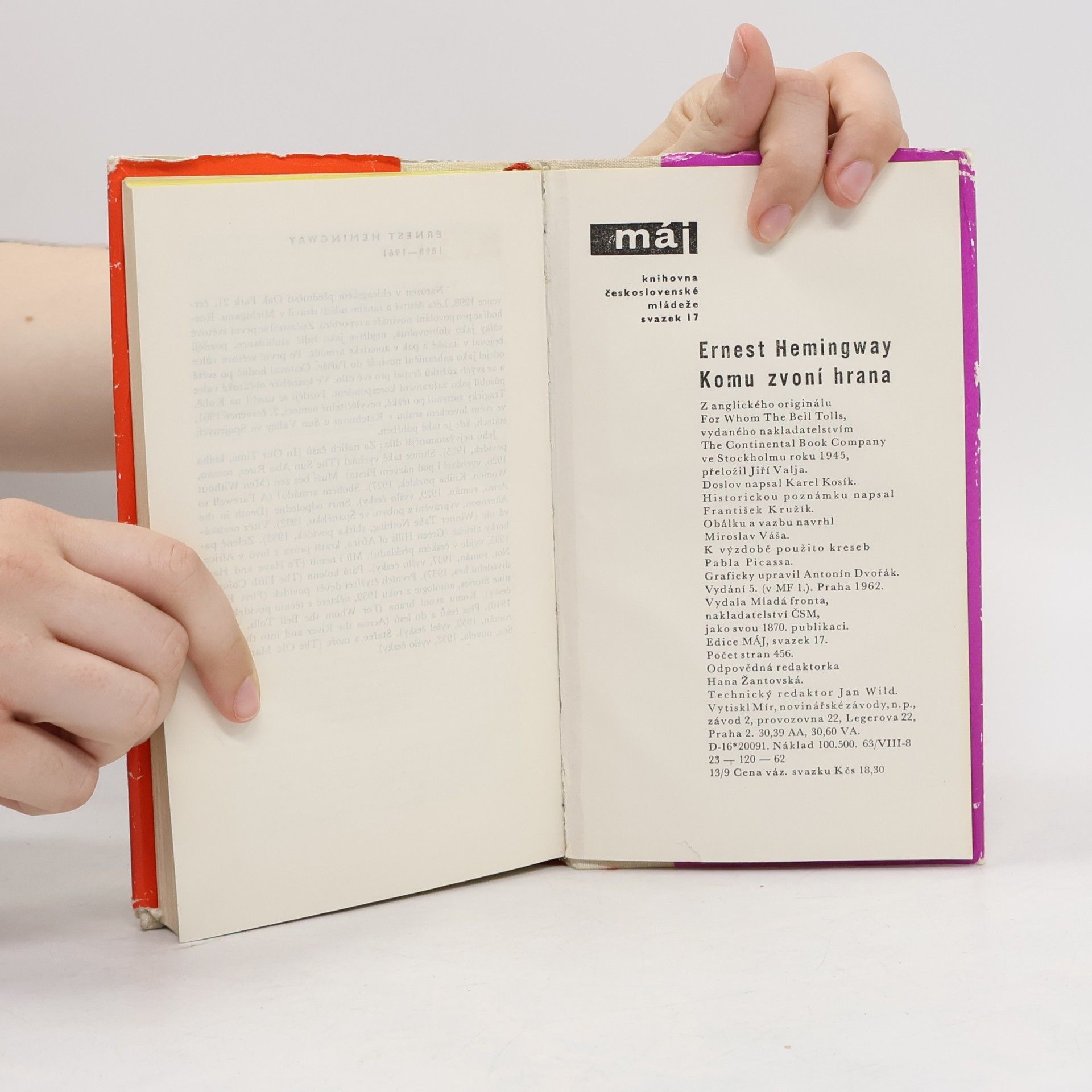 Ernest Hemingway Komu zvoní hrana