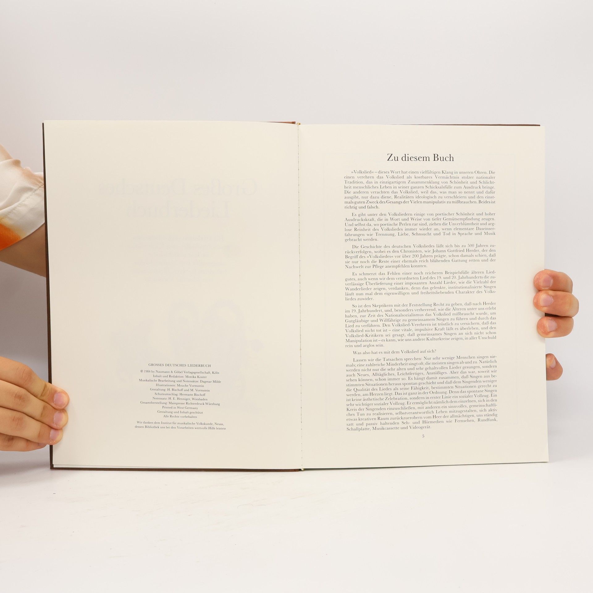 Monika Koster Großes deutsches Liederbuch
