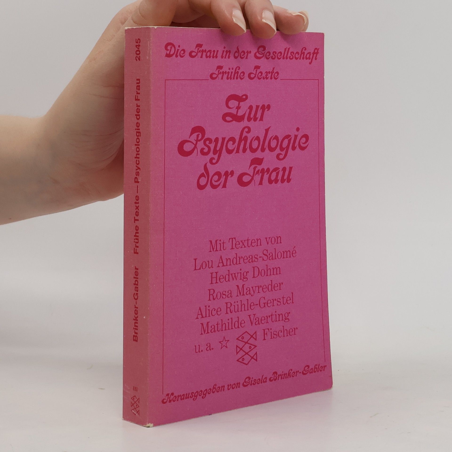 Gisela Brinker Gabler Zur Psychologie der Frau