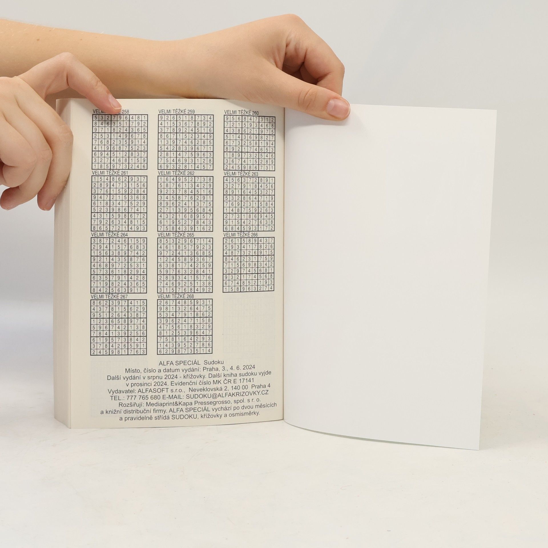 Various authors Alfa Sudoku speciál pro náročné