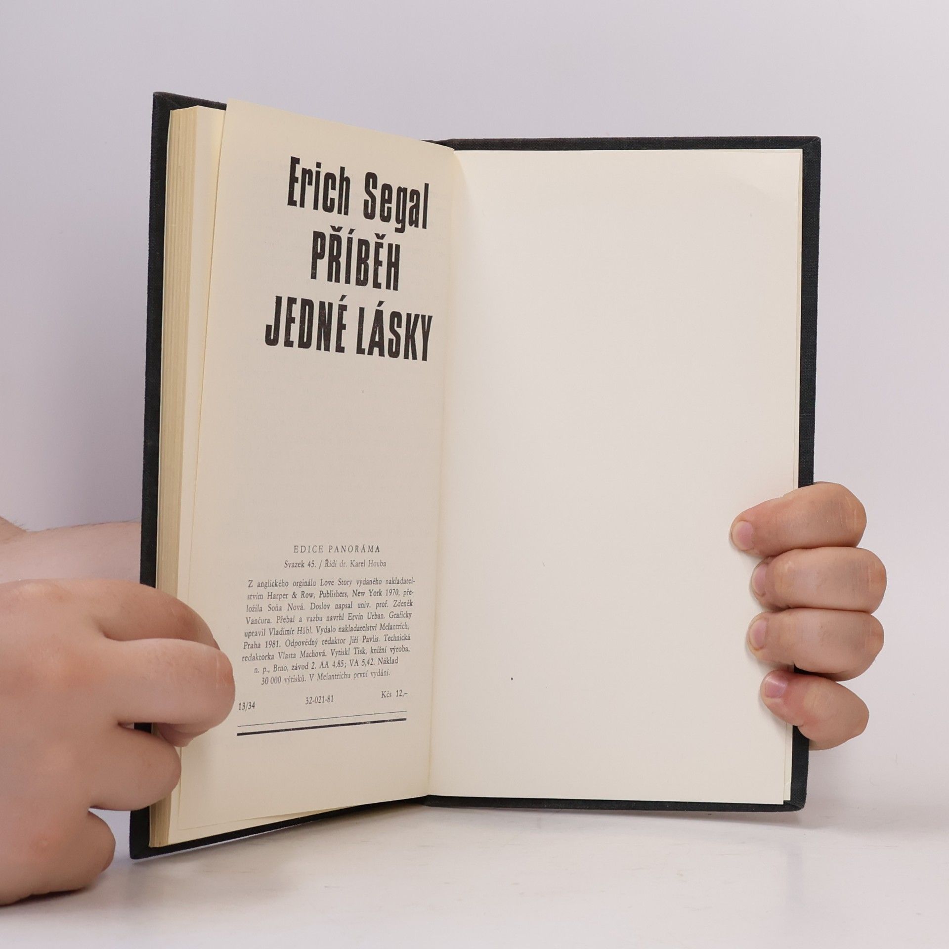 Erich Segal Příběh jedné lásky