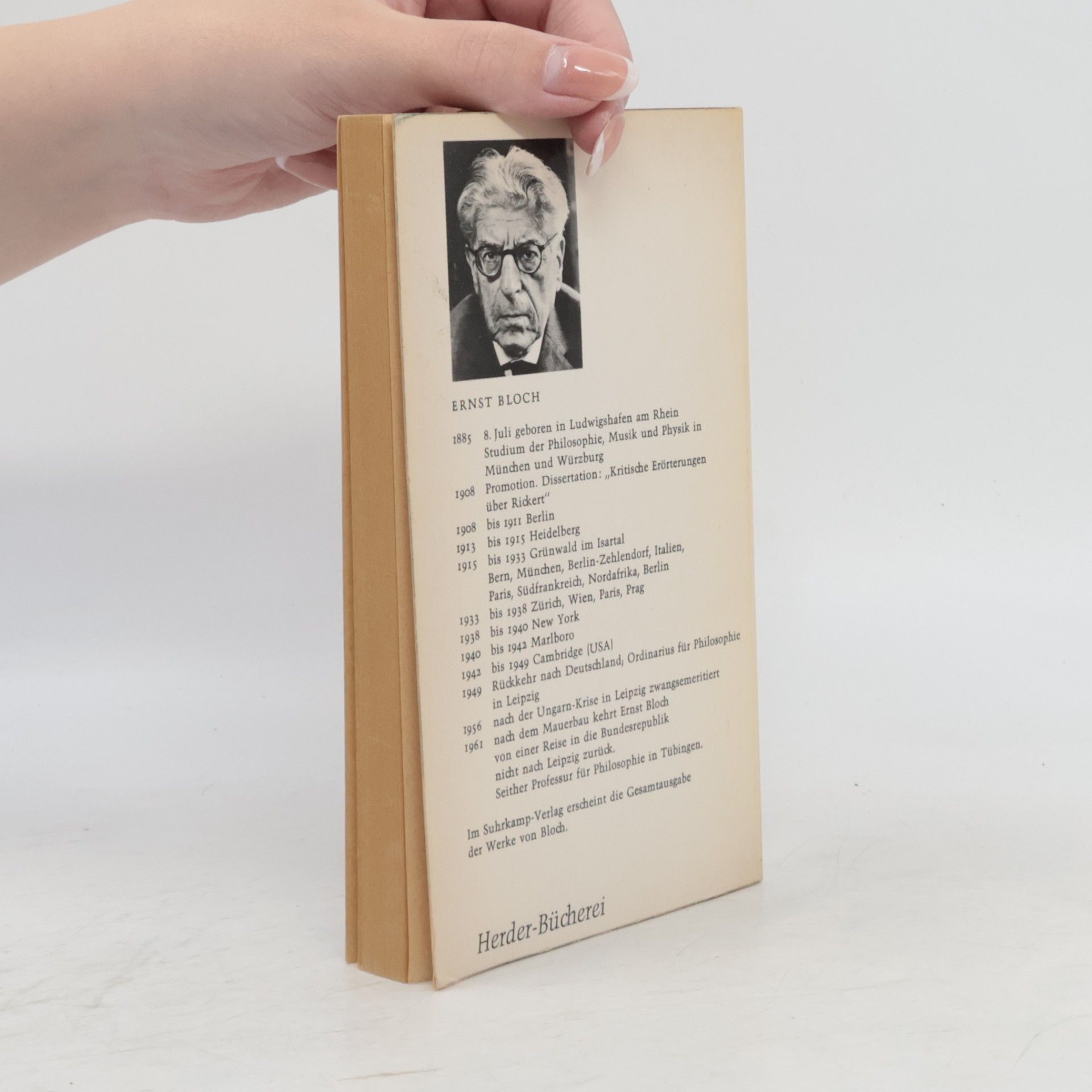Ernst Bloch Wegzeichen der Hoffnung