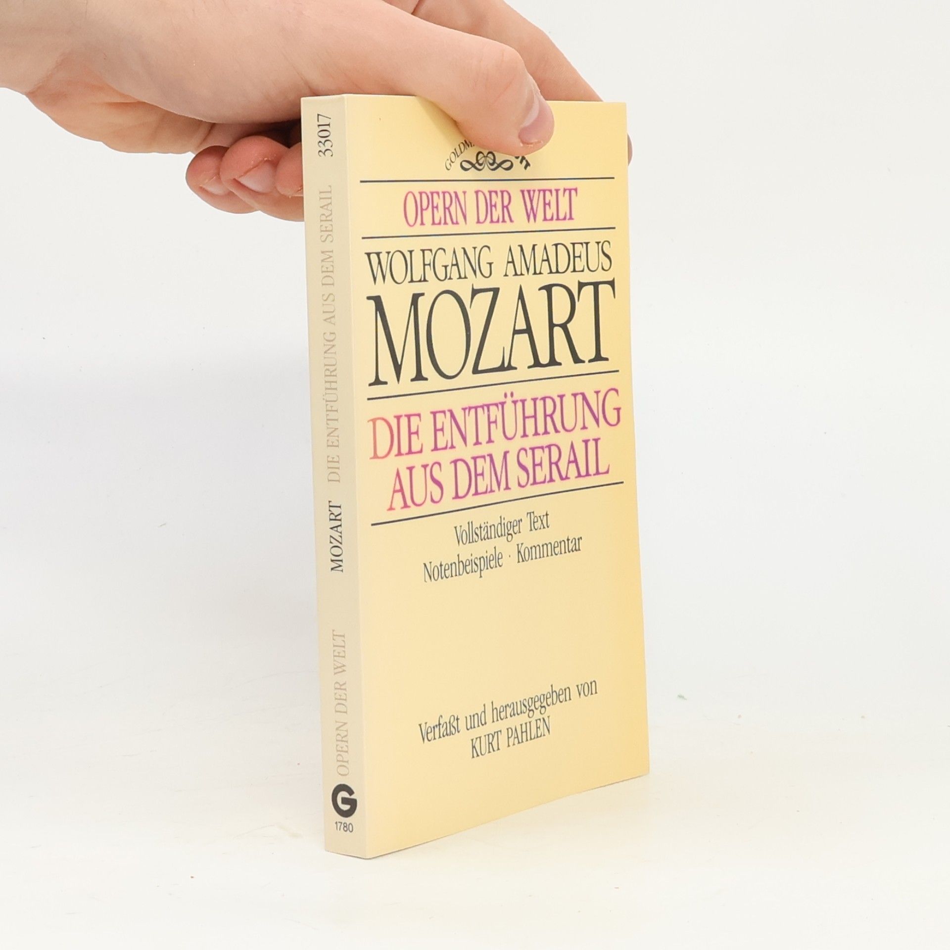 Wolfgang Amadeus Mozart Die Entführung aus dem Serail