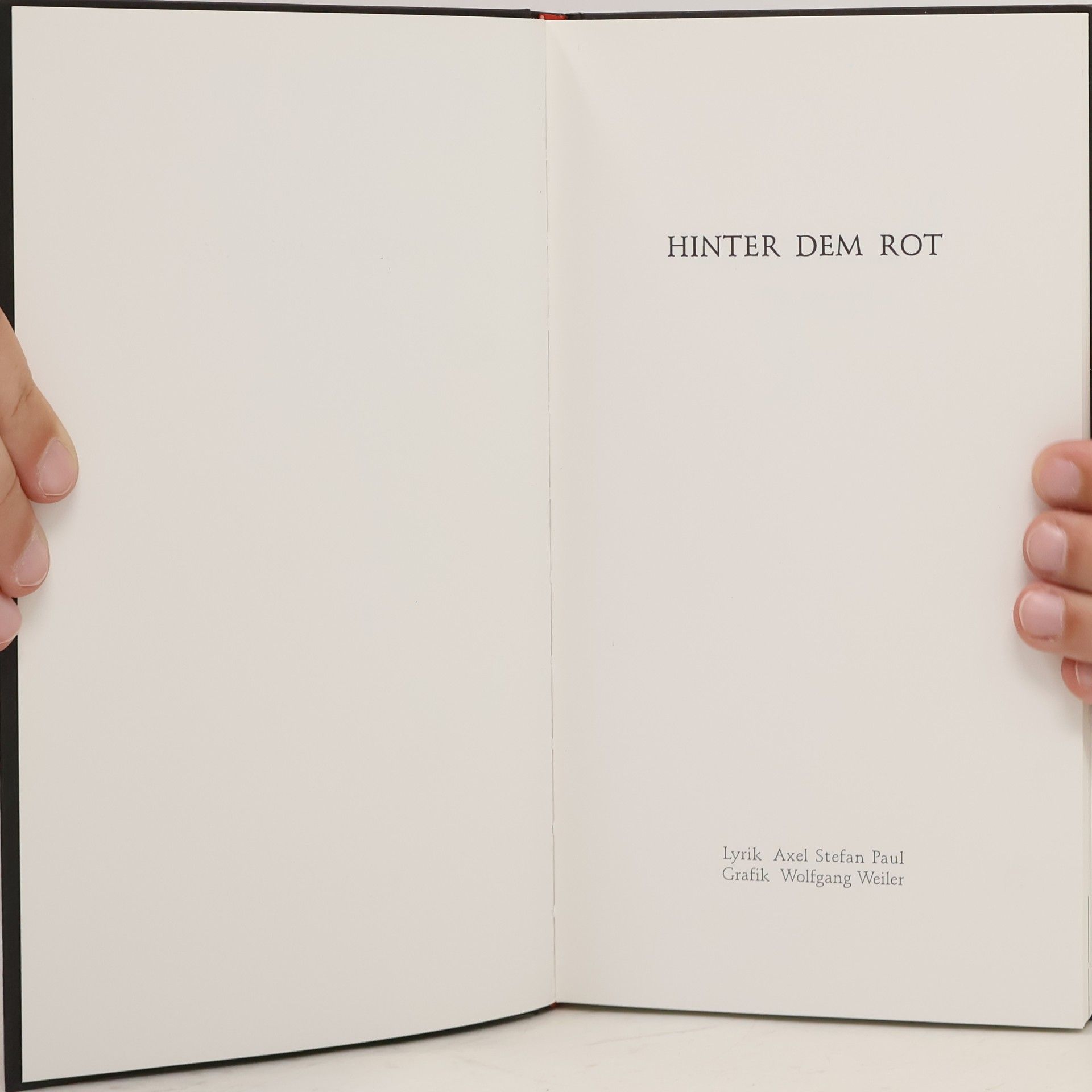 Wolfgang Weiler Hinter dem Rot