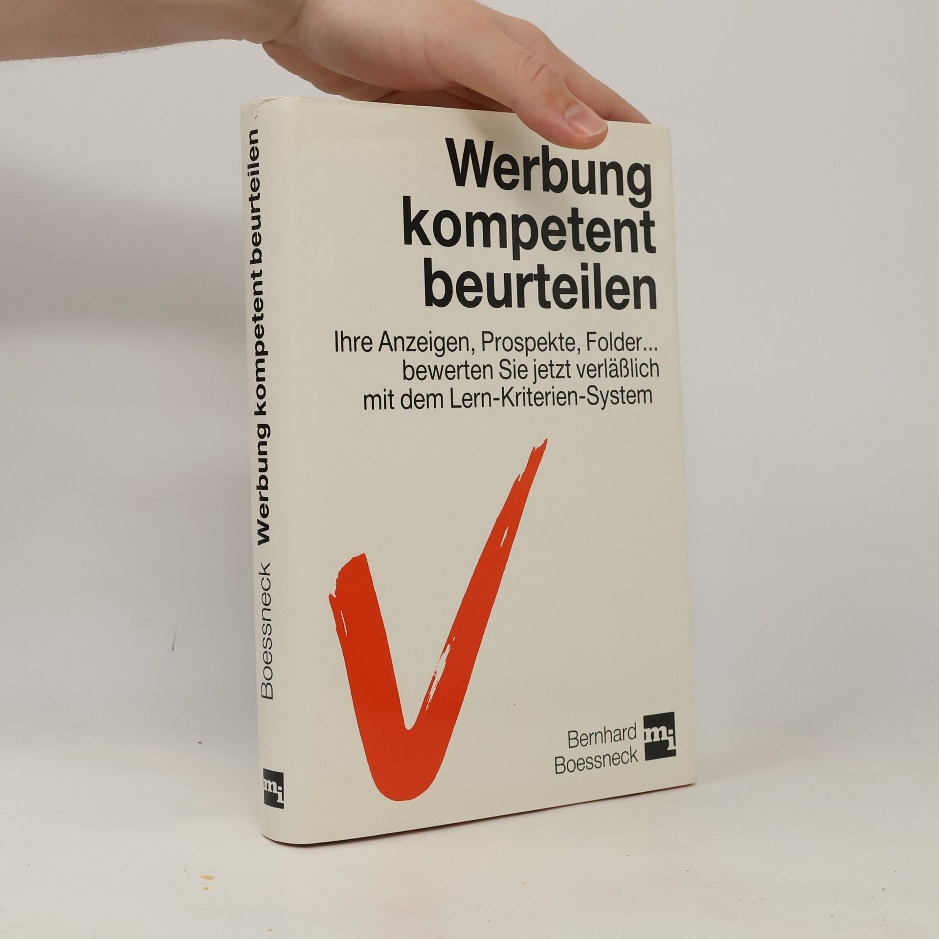 Bernhard Boessneck Werbung kompetent beurteilen